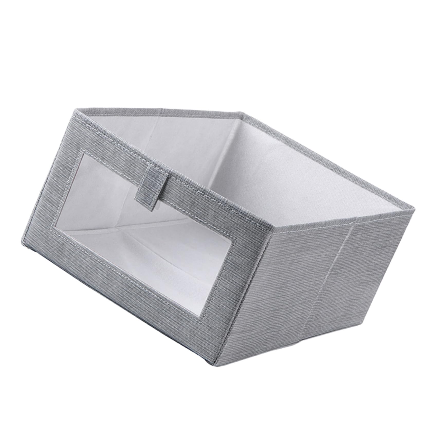 Caja organizadora plegable para optimizar el orden de jerséis y toallas en el hogar