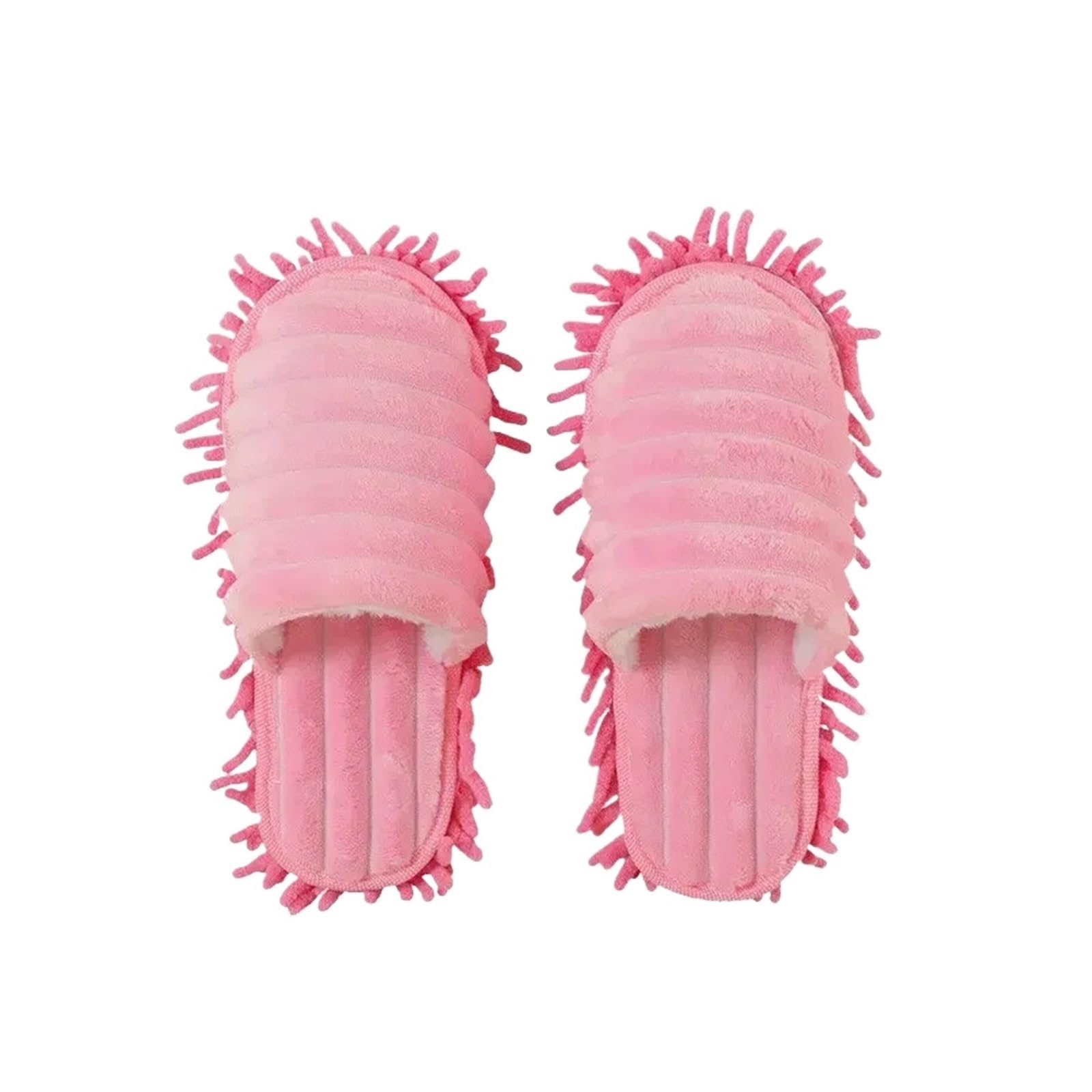 SFQEVHRZ Mop Slippers， Multifunction Floor Dust Cleaning Slippers Shoes Lazy Mopping Mop Caps(Roze,S (35 37))