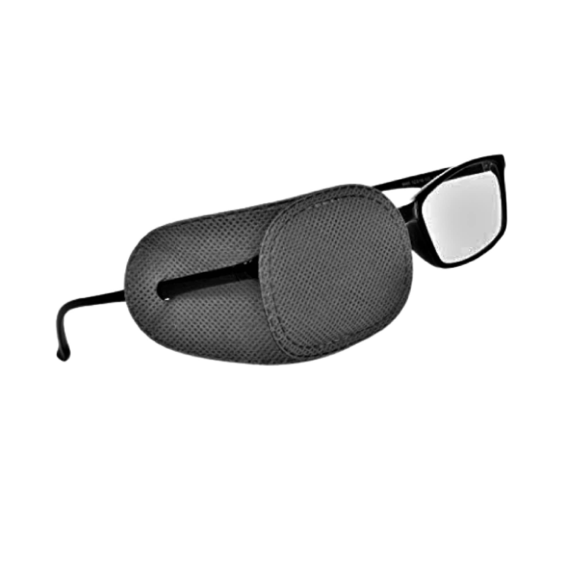 AUGEN Eyepatch for Kids Amblyopia Eye Patches, Kids Eye Patch, Strabismus, Lazy Eye Patch for Children Adults (Black, Pack of 5 Pair)