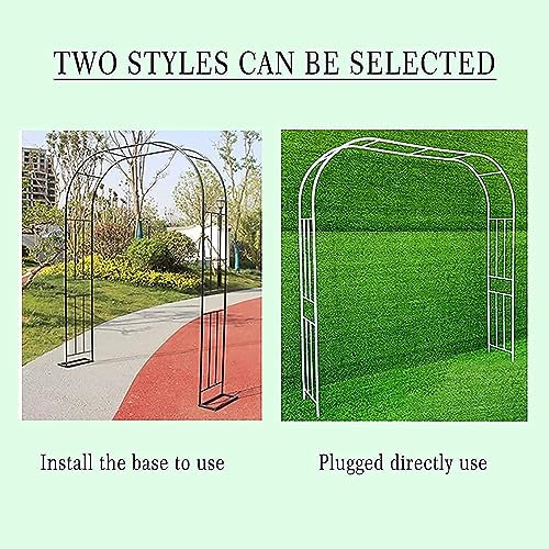 Arche de jardin en métal résistant aux intempéries pour aménagement durable - 4