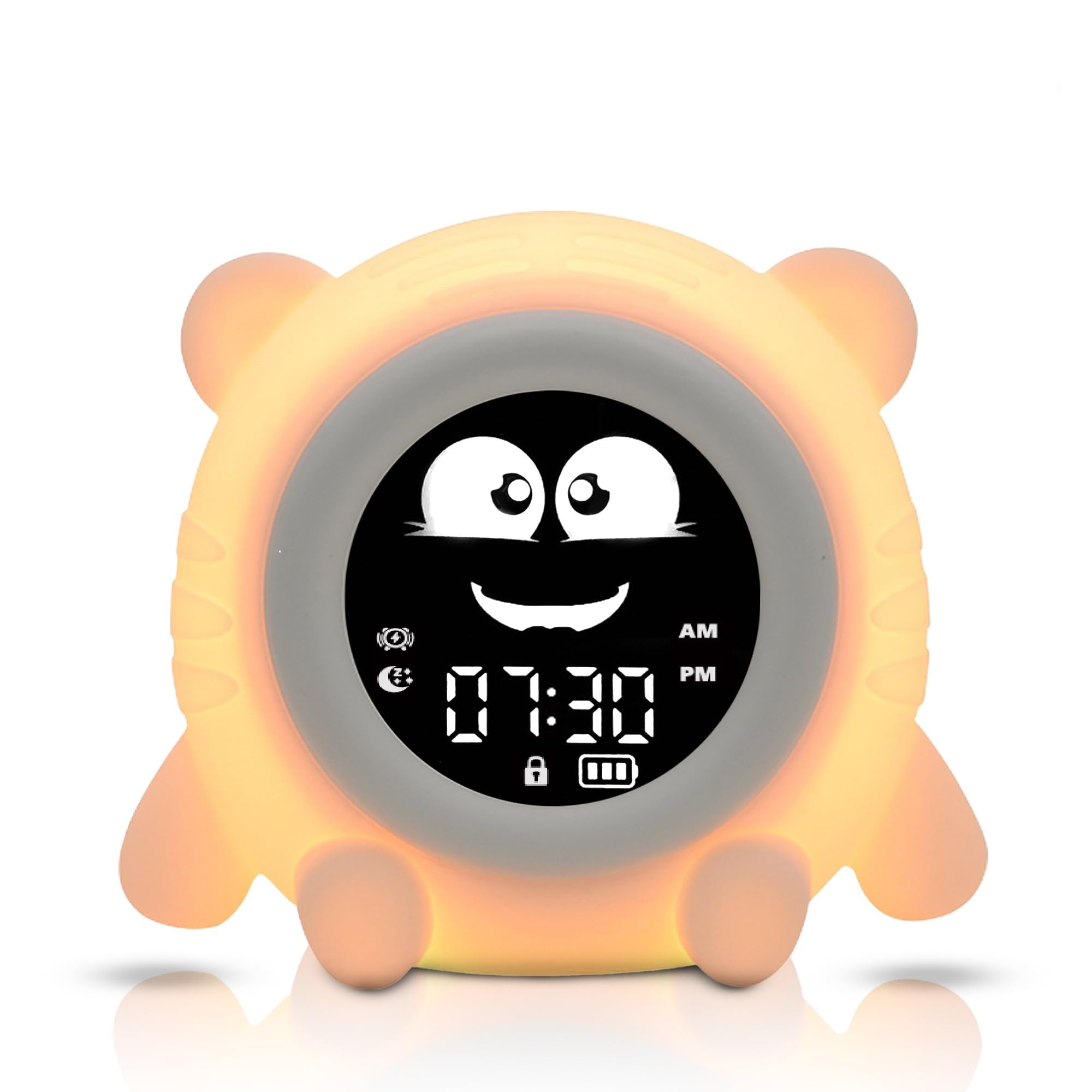 ANTIKOLOR Reveil Enfant éducatif Jour Nuit - Horloge Apprentissage Fille et Garcon - veilleuse bébé - dés 3 Ans