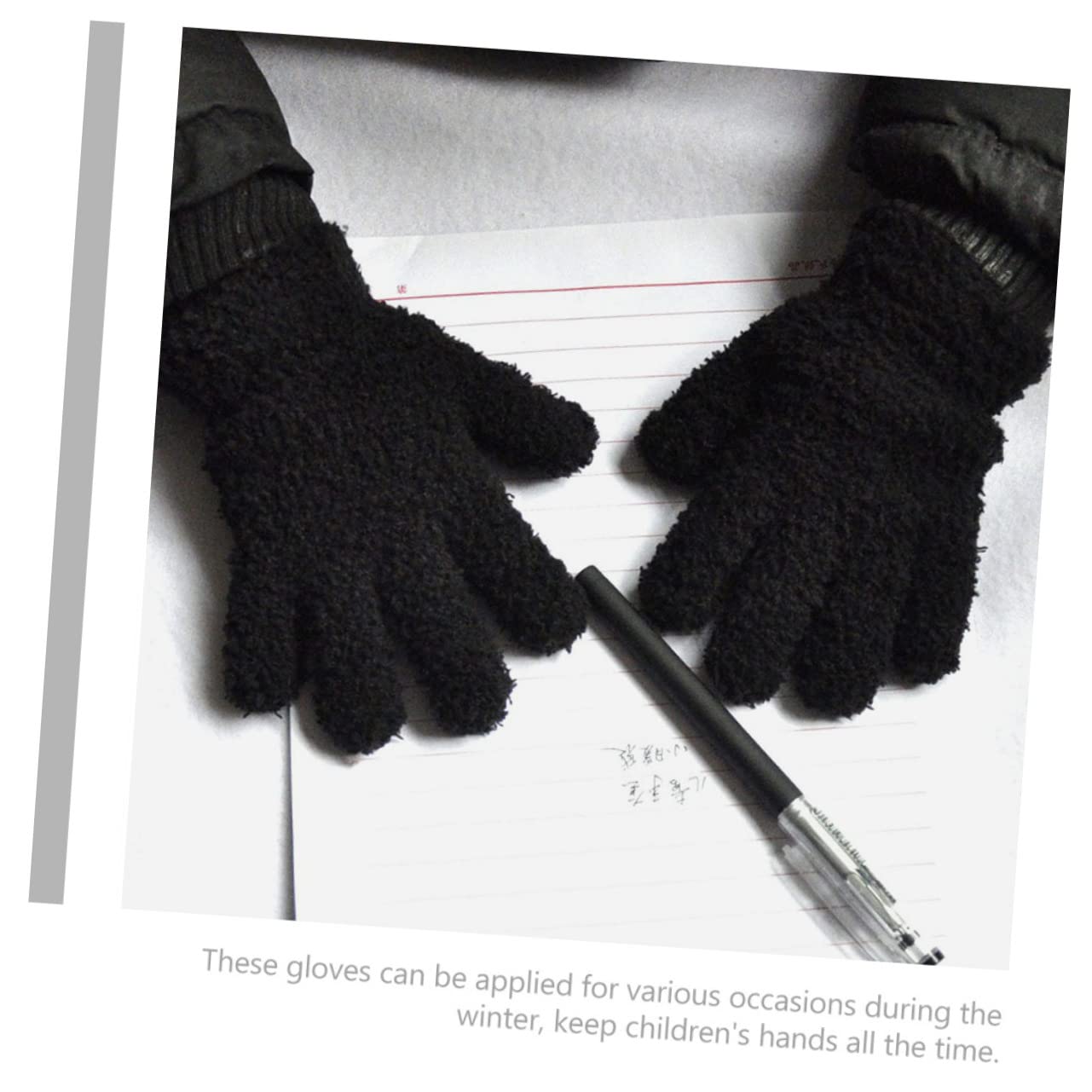 Beavorty Guantes Infantiles Térmicos Para Exteriores Cálidos Y Cómodos Diseño Sencillo Y Práctico Para Para Diario Invierno
