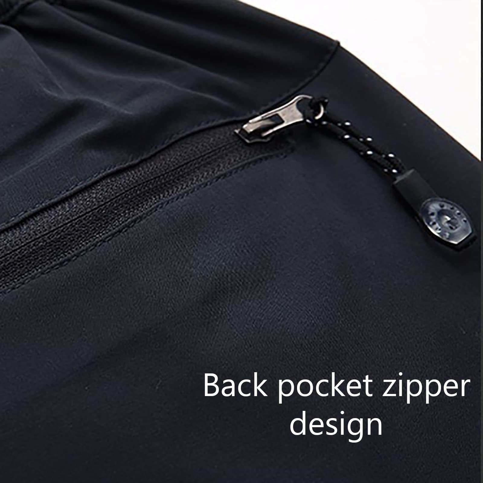 G&F Hombre Pantalones Trekking Zip Off Convertible Pantalón Senderismo Secado Rápido Escalada Correr Pantalones