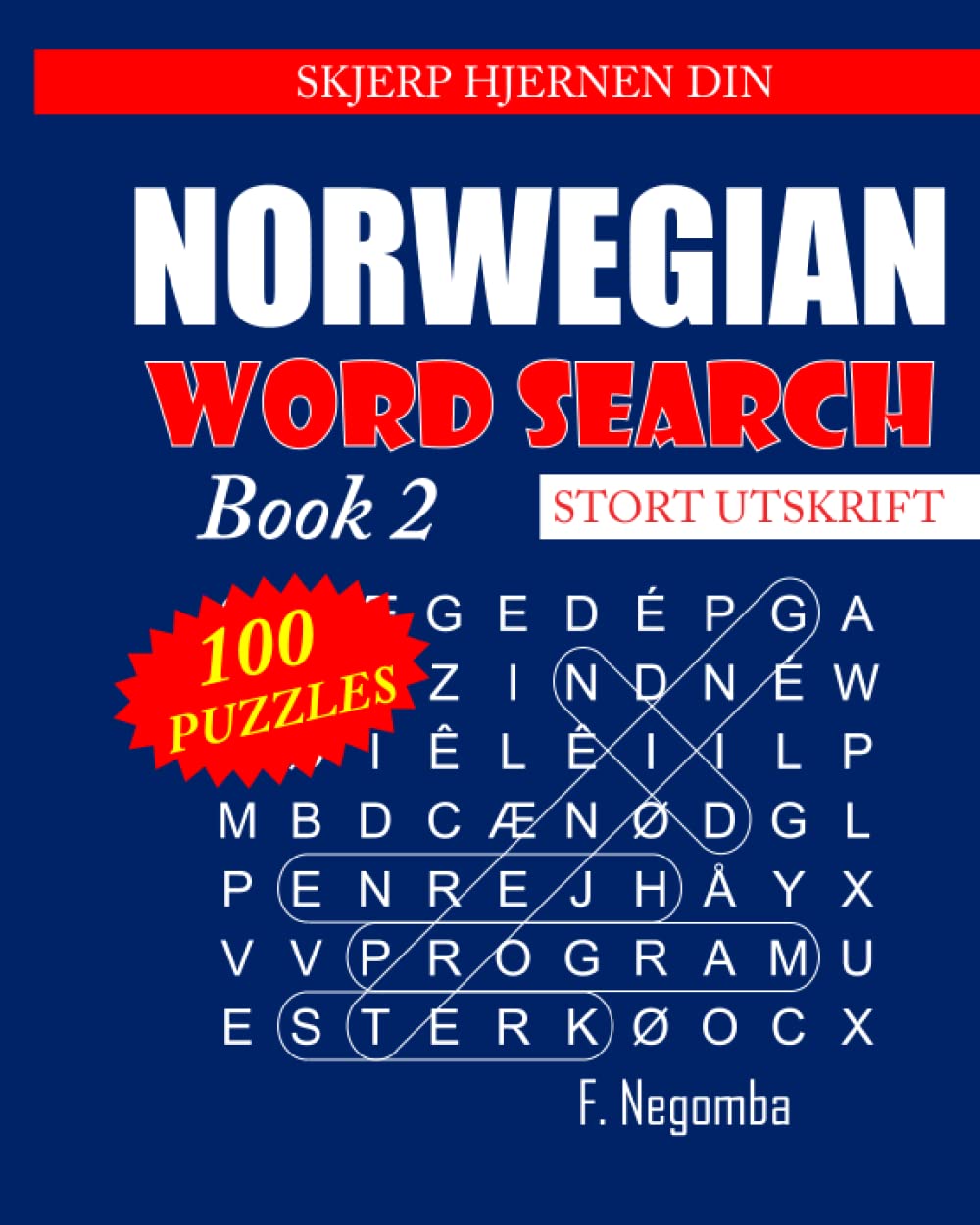 NORWEGIAN WORD SEARCH Book 2