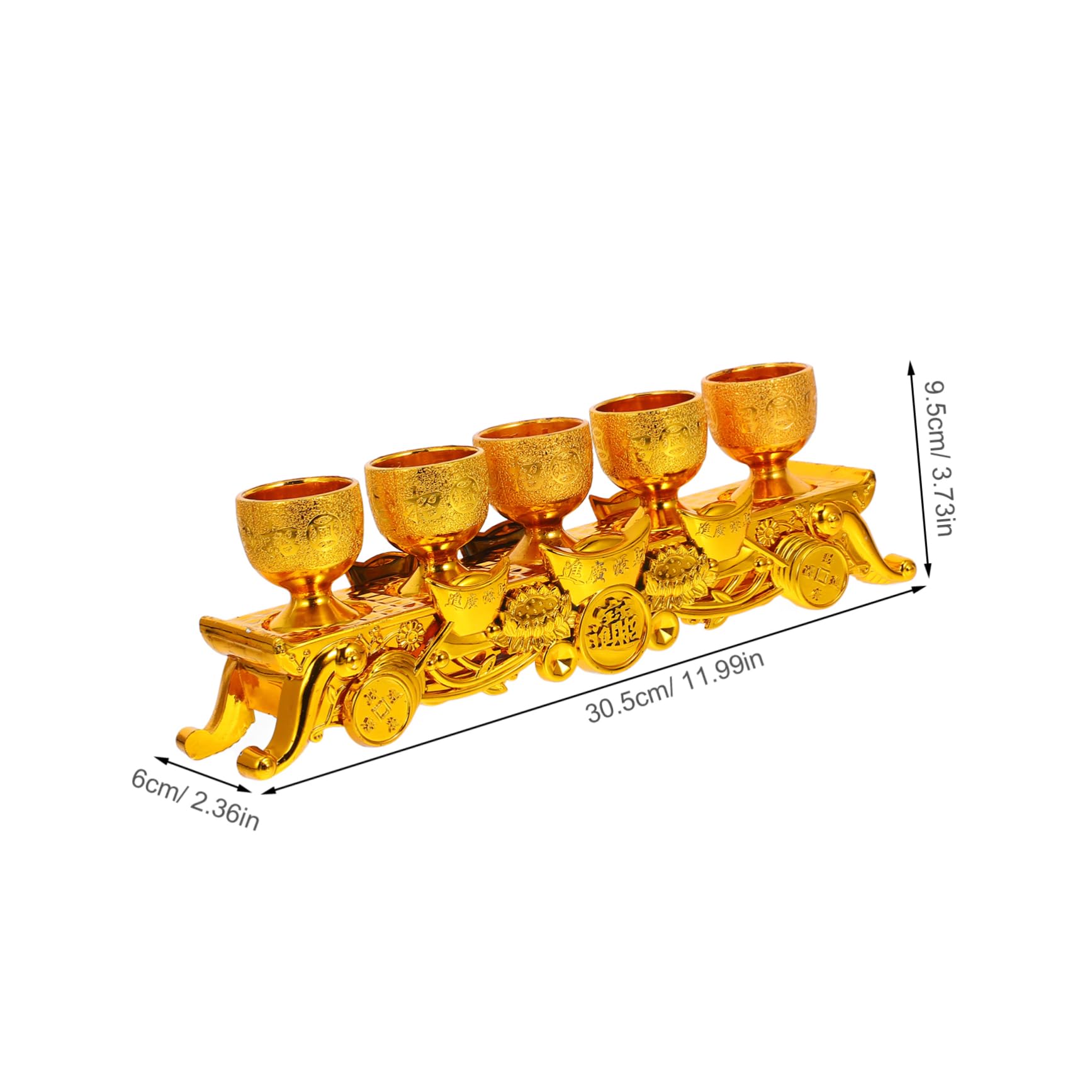 PRETYZOOM Mini Chalice Goblet Set Altar Offering Cups Holy Water Offering Cup Small Shot Glasses Religious Worship Cup for Buddhist Ceremonies