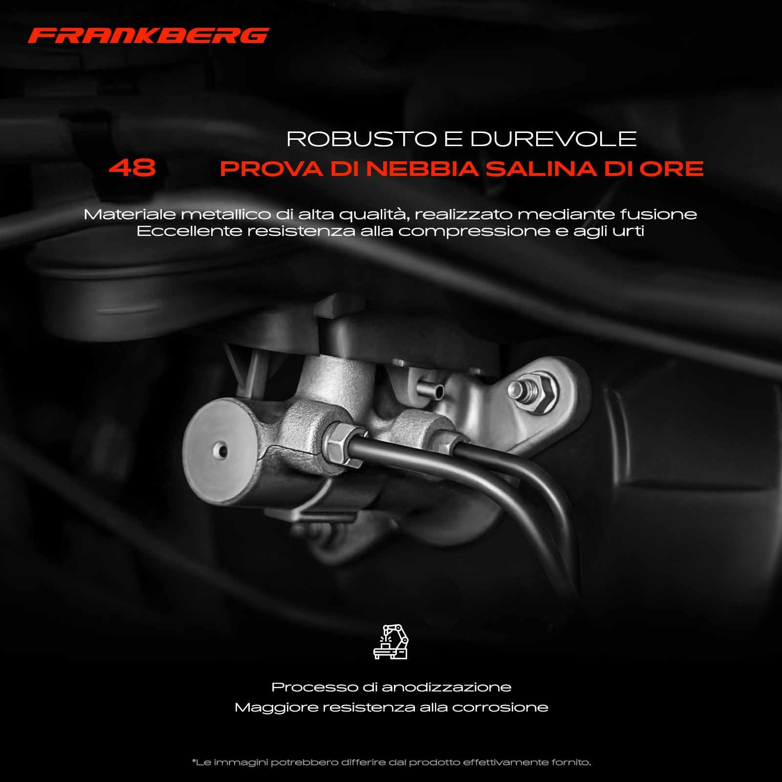Frankberg Pompa Freno Cilindro di Freno Compatibile con T.i.g.u.a.n 5N 1.4L T.i.g.u.a.n 5N 2.0L Q3 8UB 8UG 1.4L Q3 8UB 8UG 2.0L Passa.t Variantee 365 1.4L Replace# 3C1614019E