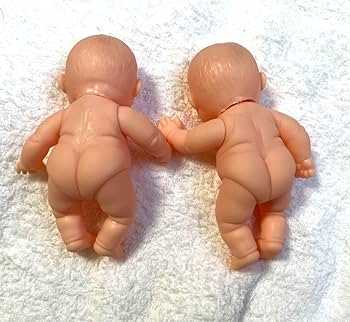 リボーンドール双子ちゃん リボーンドール 男女の双子ちゃんセット フルシリコンビニール