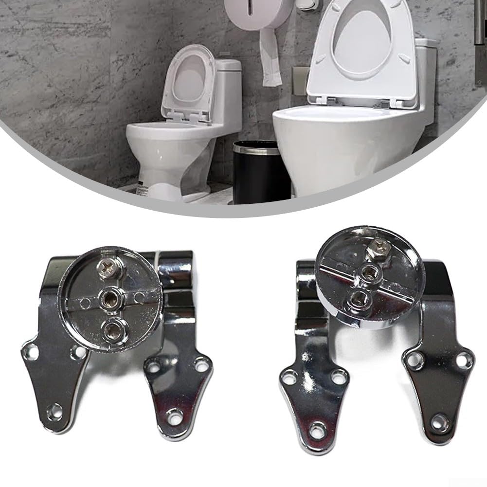 2x Drehmomentdämpfer Für Toilettensitz – Hydraulisches Absenkautomatik, Rotationsdämpfendes Scharnier, Weiß