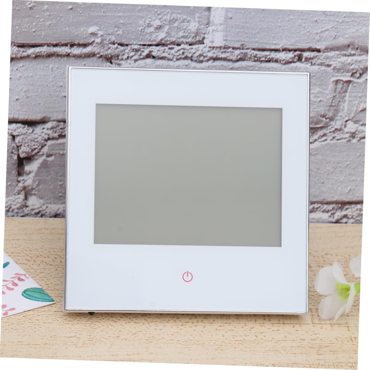 Termostato Programmabile Digitale 3a per Caldaia Gas | Display Lcd Touch, Sensore Ntc Interno ed Esterno, Corpo Bianco PC Abs, 1 Pezzo