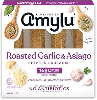 25 High-Protein Low-Carb Mexican Recipes for Clean Eating 34 Amylu Foods Roasted Garlic & Asiago Chicken Sausage, Natural Ingredients...