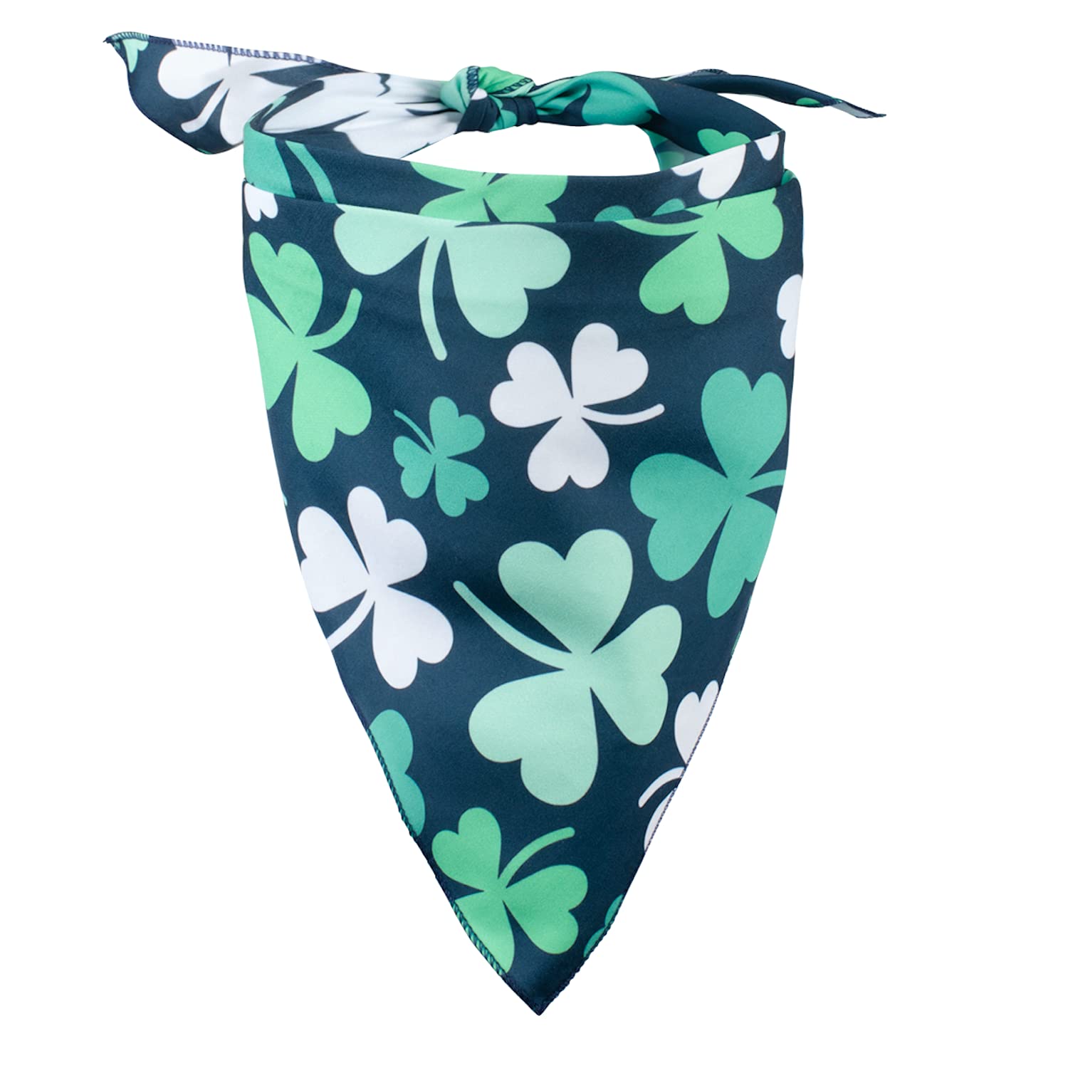 Native Pup Bandanas para Perro del día de San Patricio, Paquete de 3, pañuelo de trébol de la Suerte, Bandana de trébol