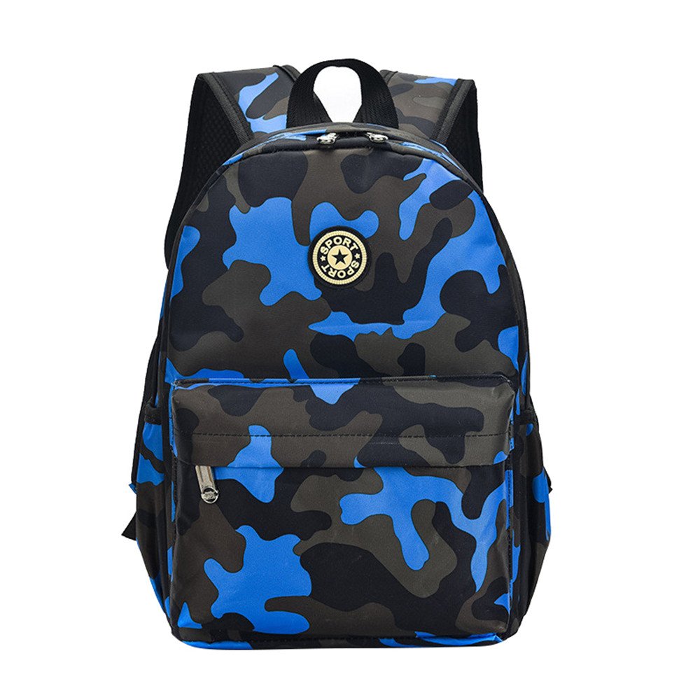 Adanina Camouflage Kids School Backpack Primary Schoolbag Bookbag for Girls Boys