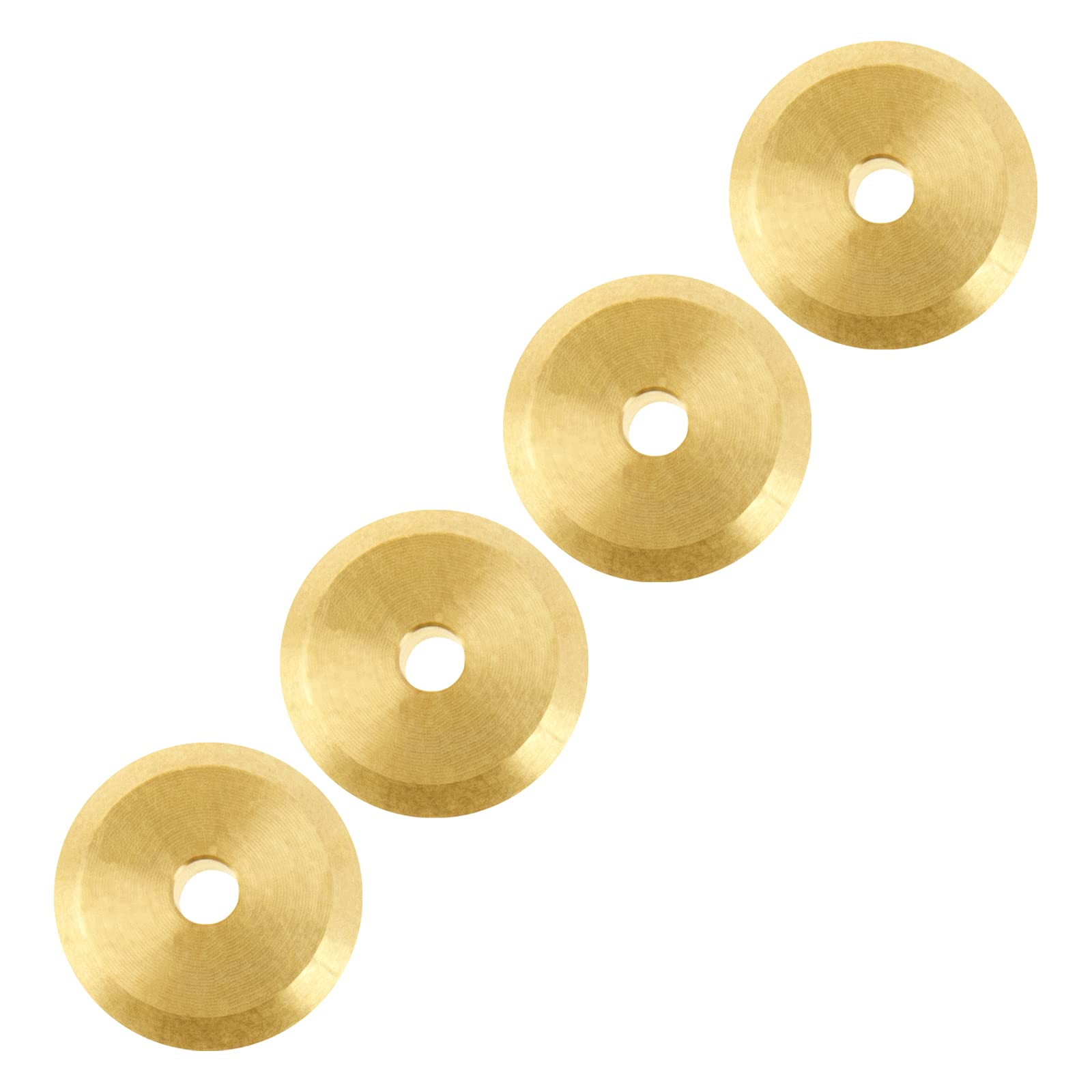 Poids Pour Roues Axial SCX24 - Lot De 4 En Laiton Noir, Avec Adaptateur Hexagonal 7mm - Pour Amélioration Traction