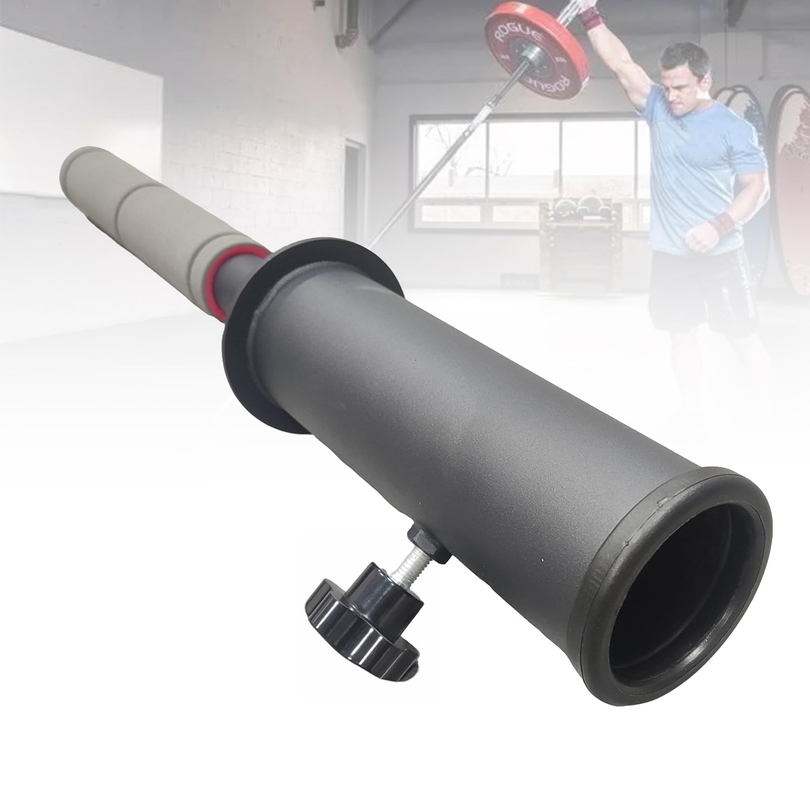 DYK&NX Straight Grip Landmine Handle, Landmine Attachment for 50mm Barbell Bar