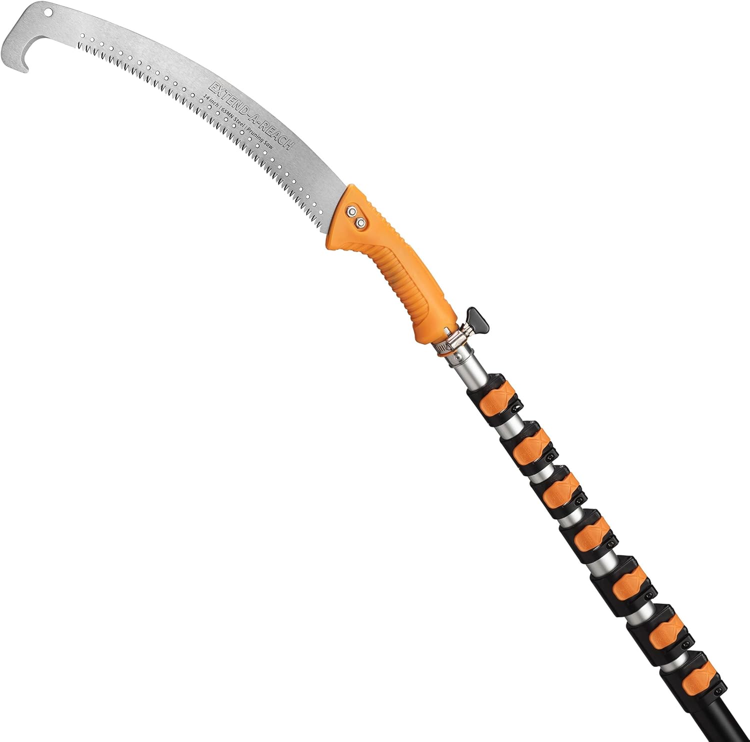 Photo 1 of  5-30 ft Pole Saw for Tree Trimming // Manual Telescopic Long Pole Tree Trimmer // Tree Trimming Saw with Extension Pole // The Ultimate Telescoping Palm Tree Pruner Long Pole Saw 