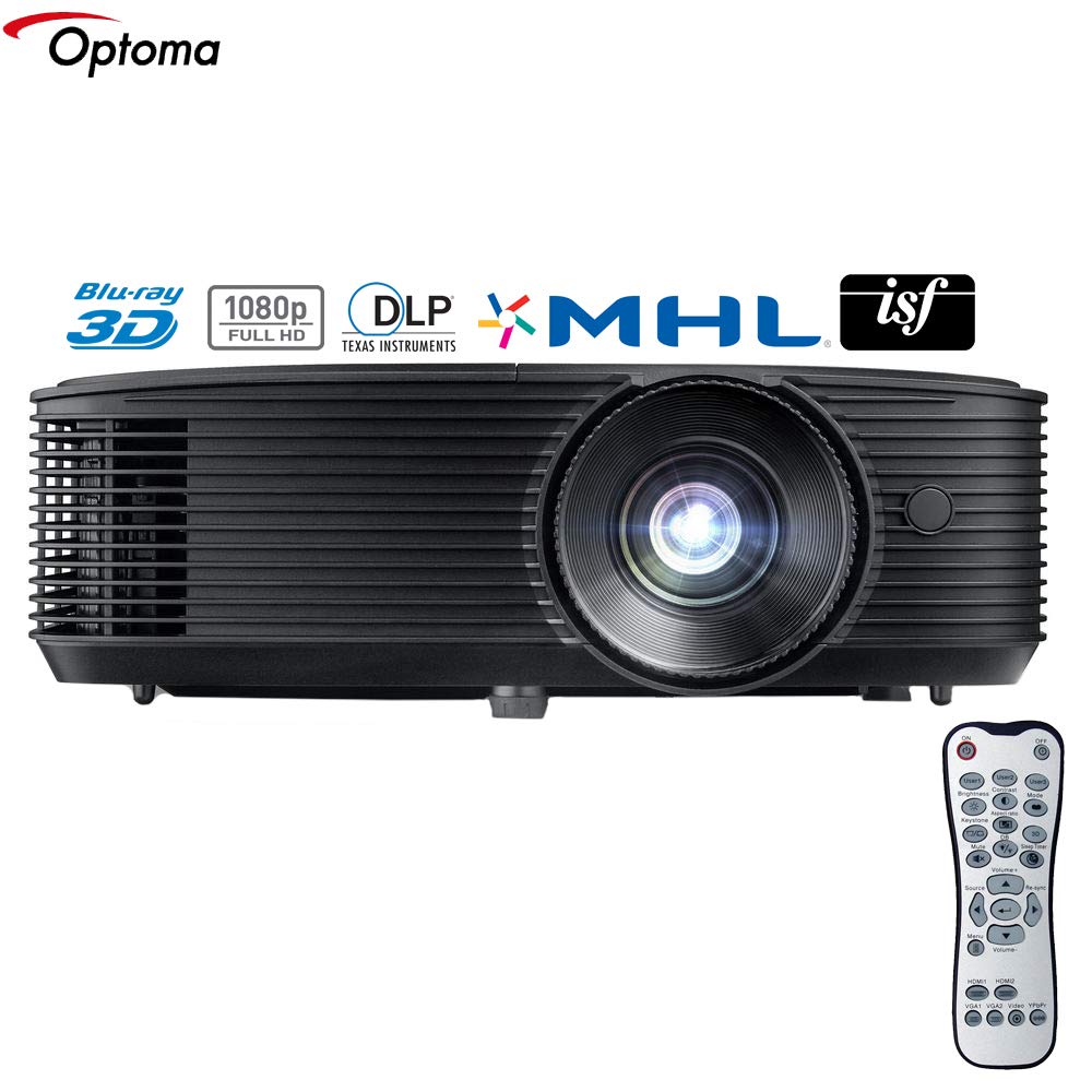 Optoma 1080p 3000 Lumens 3D DLP Home Theater Projector HD143X - (Renewed)