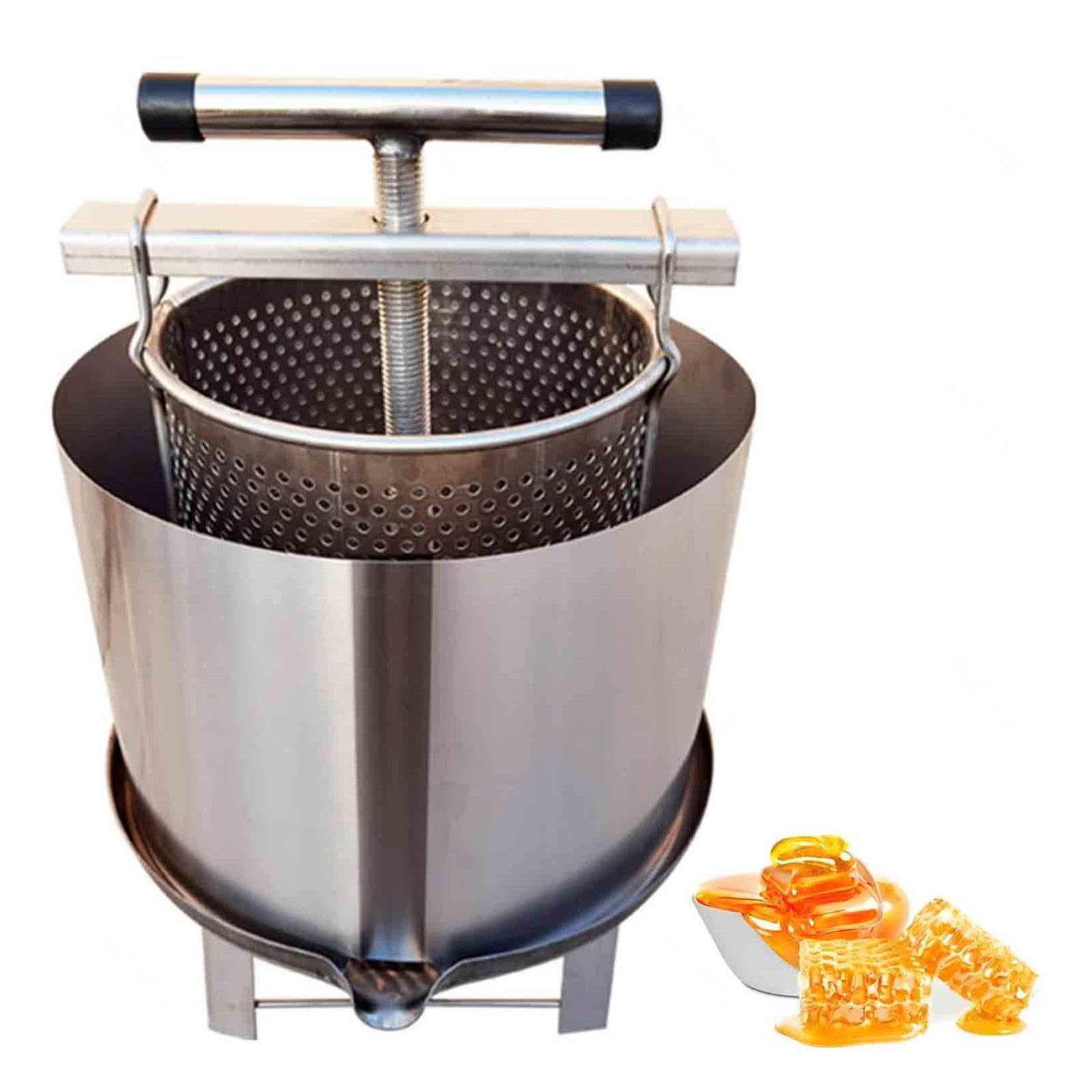 smielatore per apicoltura Pressa per miele in acciaio inox manual honey press extractor Attrezzatura apicoltura per Apicoltura Agricoltura Strumento
