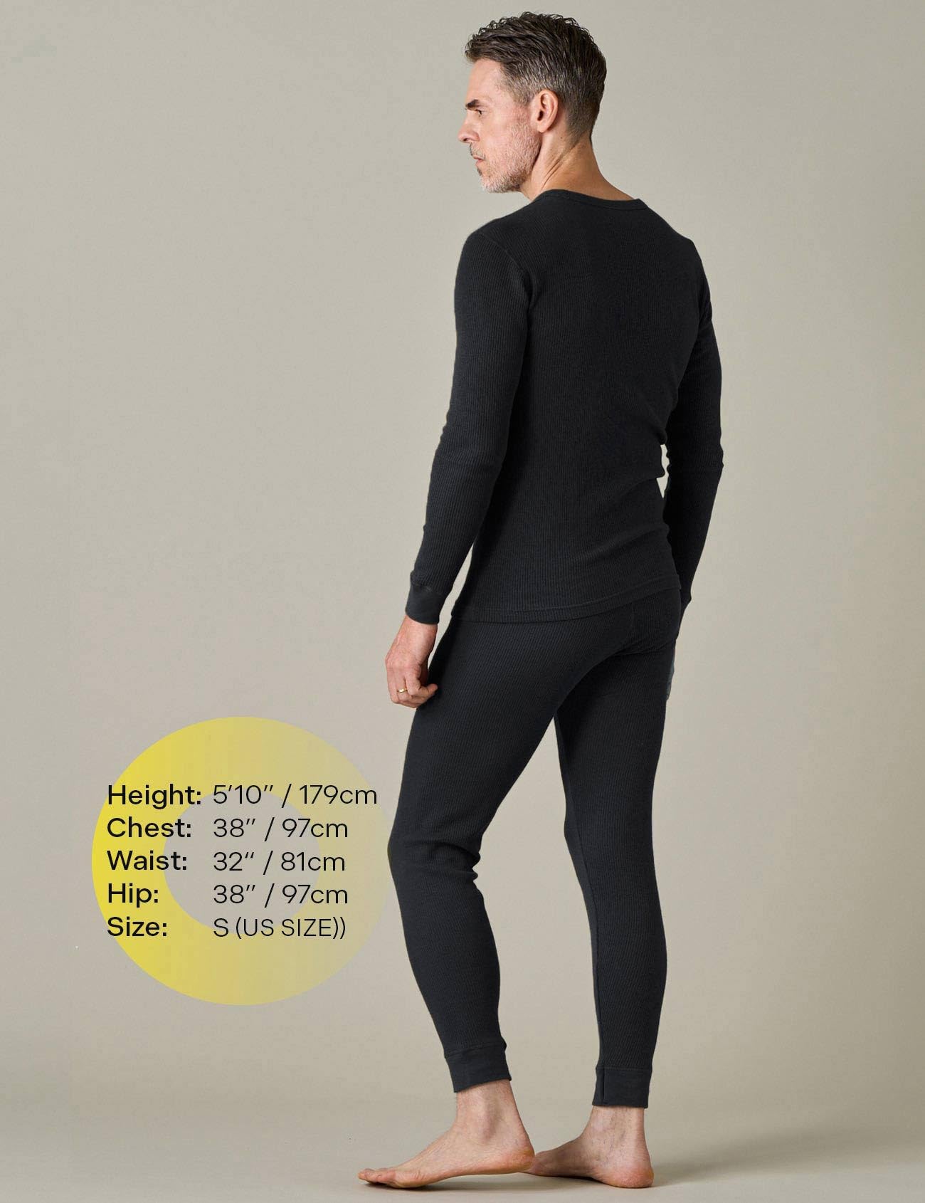 LAPASA Herren Waffelstrick Thermounterwäsche – Set aus Thermo Oberteil & Unterhose oder Oberteil einzeln (Warm/Extra Warm) M60