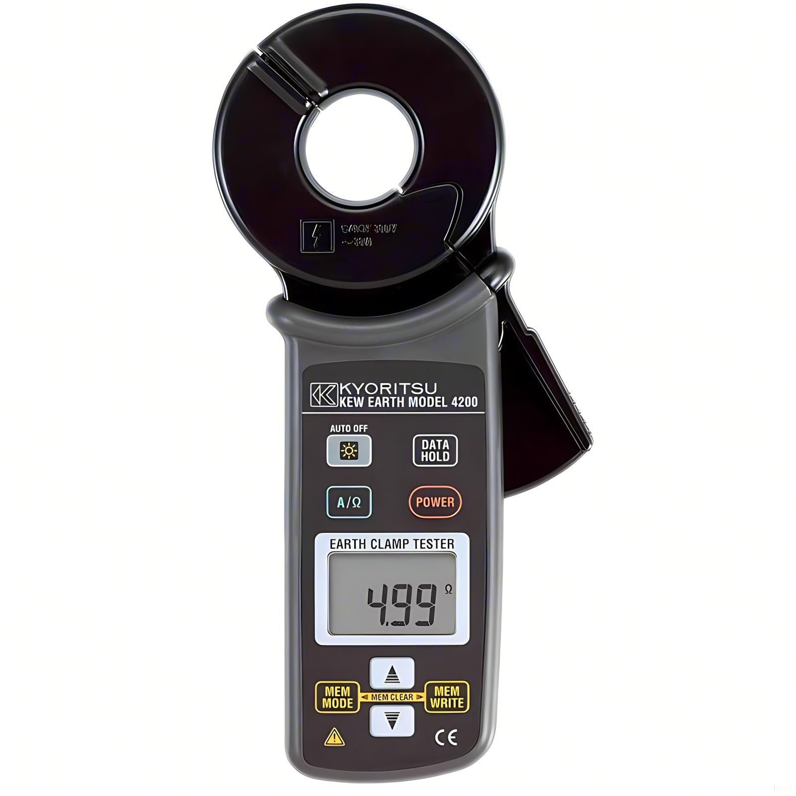 Japan Quality KYORITSU Earth CLAMP Tester KEW 4200 4202 Clamp Ground Resistance Meter Ground Earth Resistance Meter Tester Resistance Earthing Resistance Tester(4200)