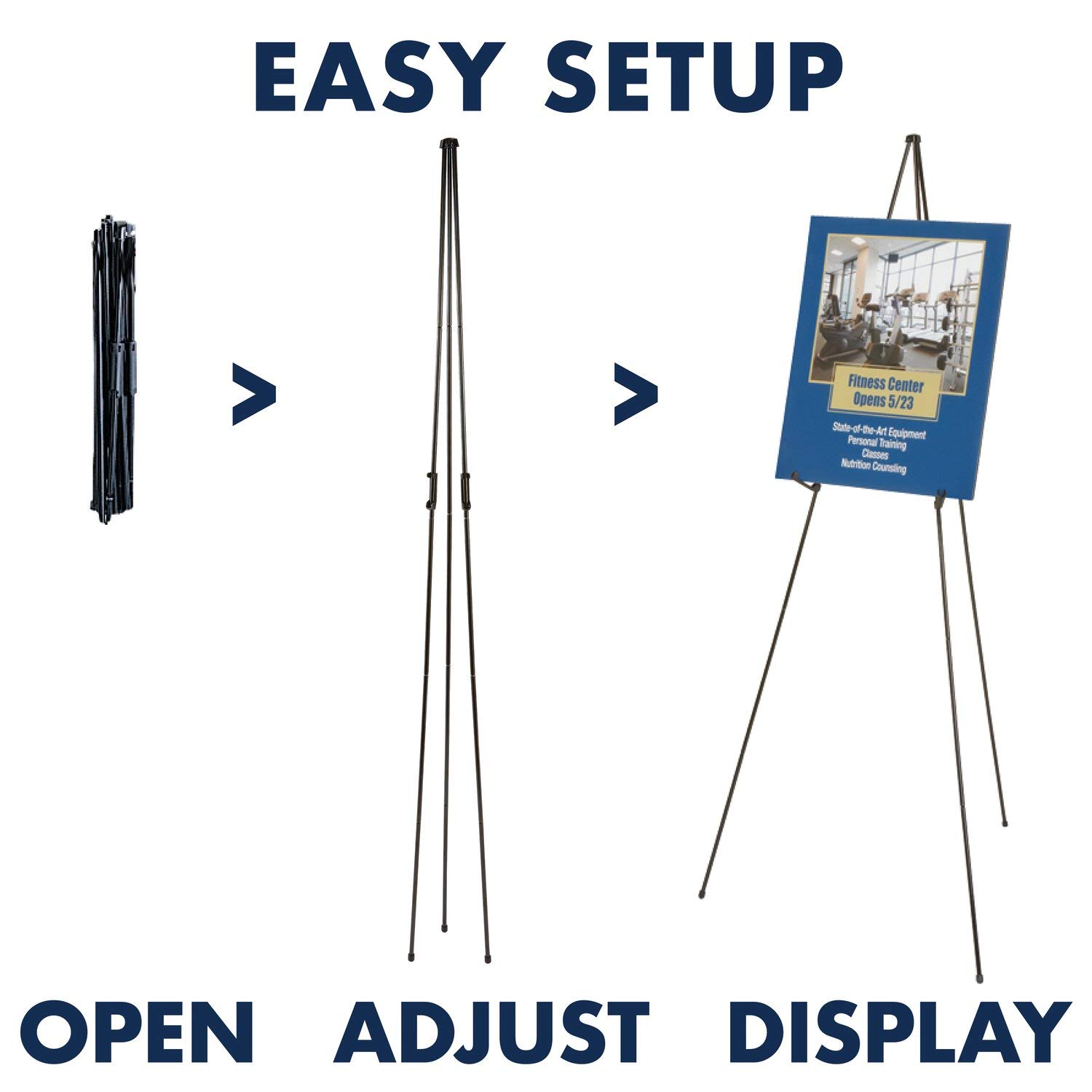 Quartet Easel, Instant Easel Stand, 63 