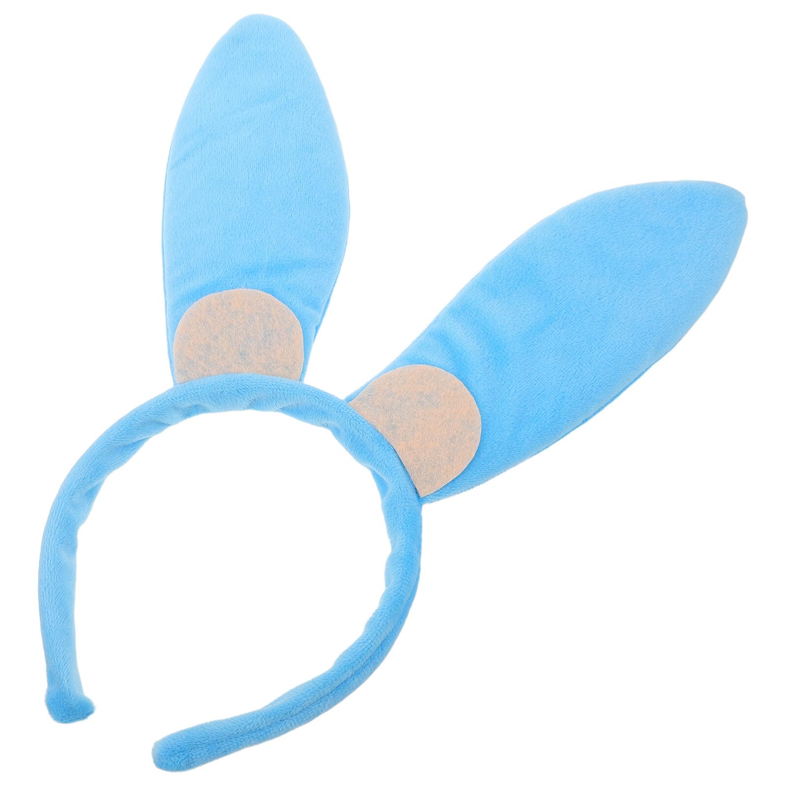 TOYANDONA Serrage-tête Oreilles de Lapin Bleu pour Fête, Accessoire de Déguisement Léger et Confortable, Bandeau Costume Lapin Carnaval, Anniversaire et Halloween