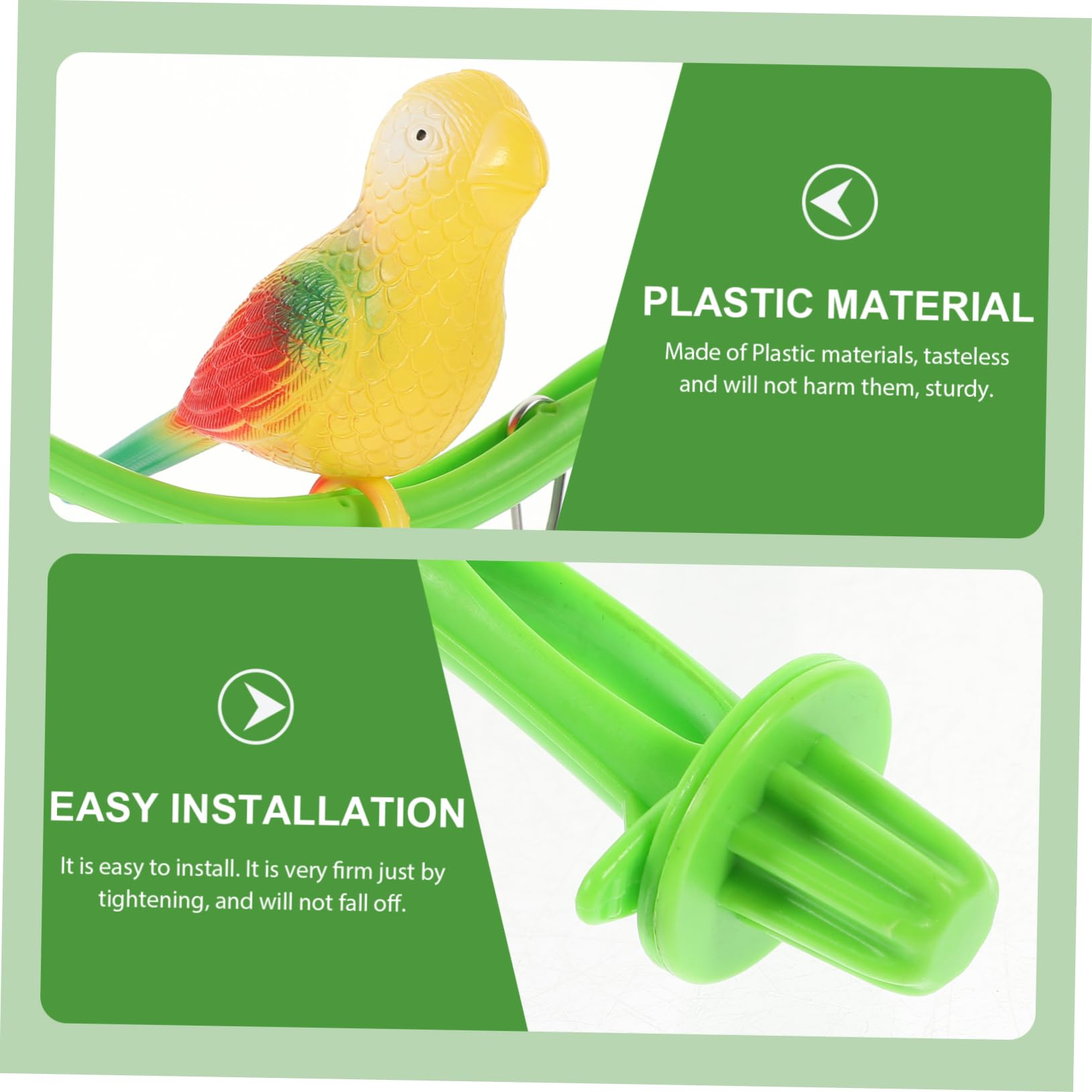Yardwe 4sätze Vogelspielzeug Für Papageien Mit Spielstand Und Schwingvogel Interaktives Kauspielzeug Für Wellensittiche Und Andere Vögel Und Spielspaß