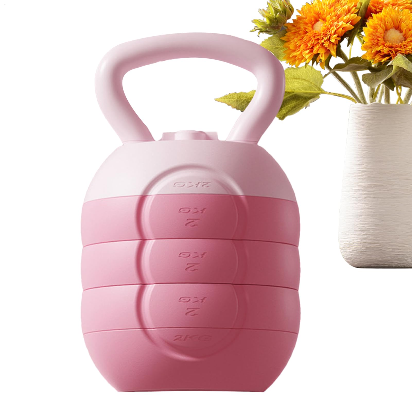 Kettlebell, pesi regolabili per allenamento della forza, attrezzatura per esercizi con manubri per palestra, fitness, allenamento completo del corpo, attrezzatura durevole per allenamento a casa per
