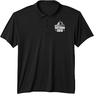 Catering Service Catering Squad Food Chef Waiter Caterer Performance Polo Shirt