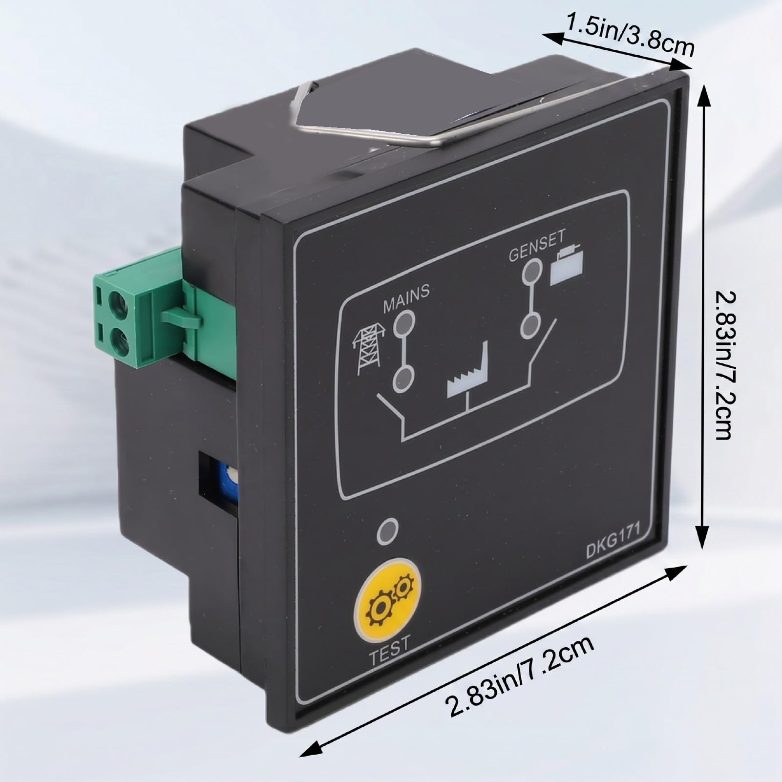 Controlador de Generador con Pantalla LED Ajustable para Aplicación de Interruptor de Transferencia Automática, Detección de Energía de Red Trifásica, Fácil Instalación para Uso Doméstico e