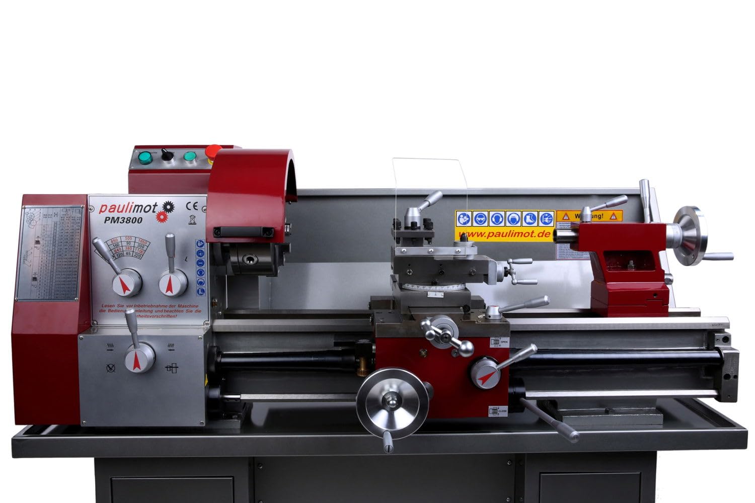 PAULIMOT Drehmaschine PM3800 mit 400 Volt Motor