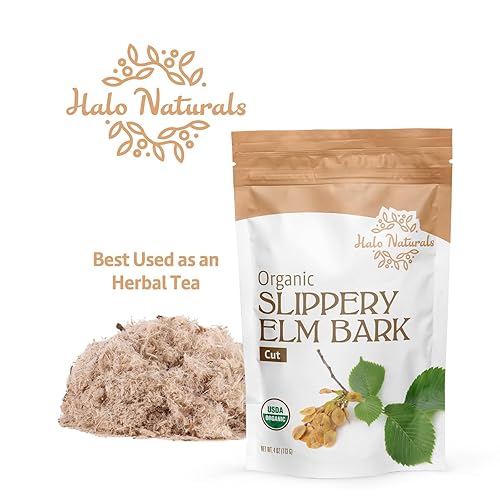 Miniatura 7 de Halo Naturals Corte orgánico de corteza de olmo resbaladizo, 4 onzas (Ulmus rubra) certificado por USDA, bolsa resellable, empaquetado en los