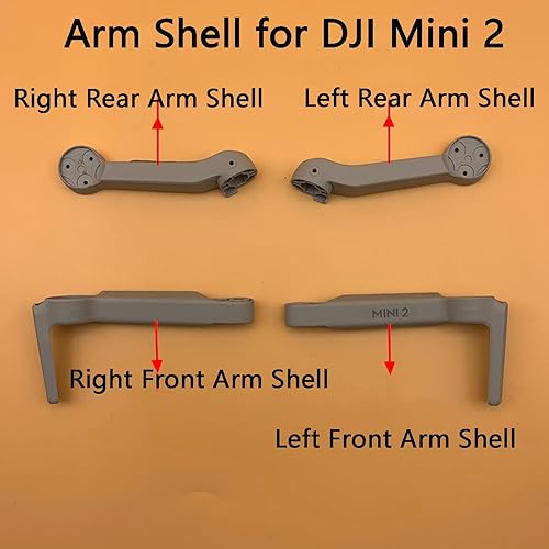Miniatura 2 de Reemplazo del brazo delantero derecho para DJI Mini 2 Drone Brazo Shell Cover Frame Arm Assembly Piezas de repuesto para DJI Mavic Mini 2 (brazo