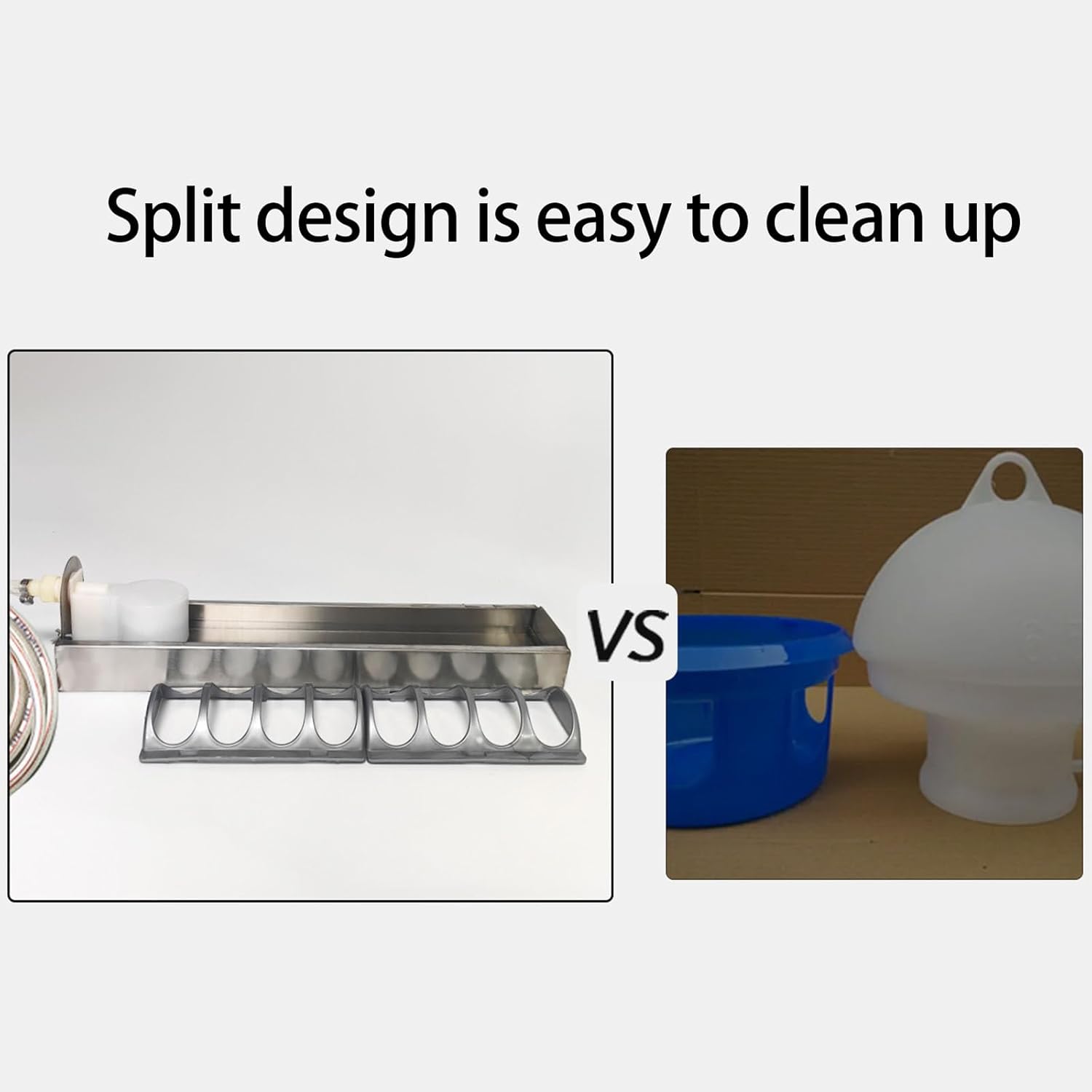 Durability Auto Refilling Chicken Waterer Weatherproof Stainless Steel Materials Perfect for Indoor Outdoor Coops Easyly Chicken Waterer