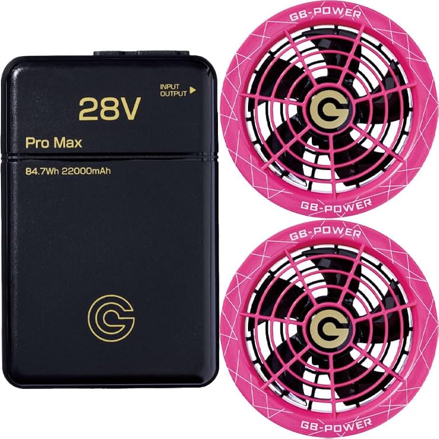 GB-POWERファンバッテリーセット 即日発送】【15ヶ月ロング保証】長信ジャパン 空調服用 28V専用