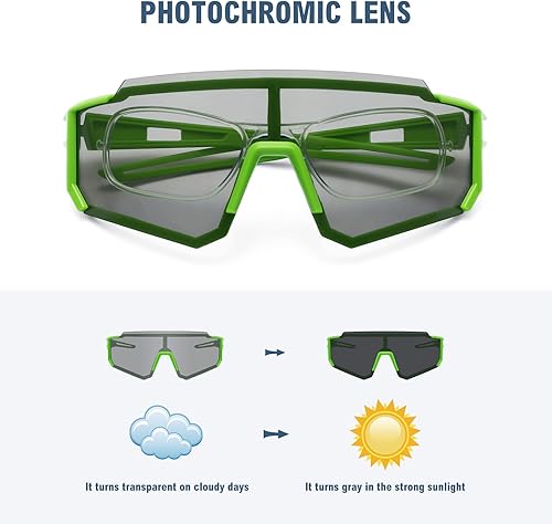 Miniatura 60 de STORYCOAST Lentes de sol deportivos polarizados para hombres y mujeres, para conducir, pesca, ciclismo, bicicleta de montaña, protección UV400