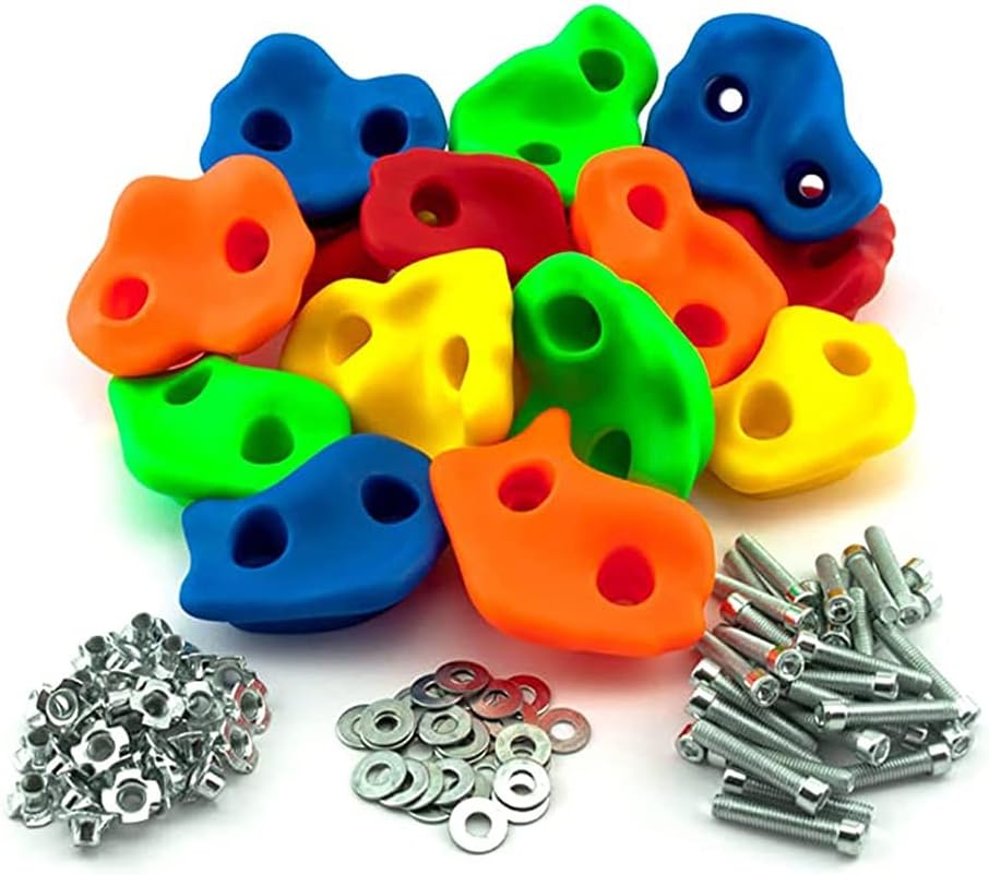 ボルダリング 10クライミングホールド 子供 大人のための自作のクライミングウォール 屋内と屋外