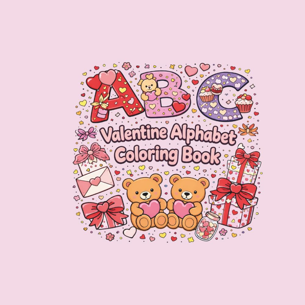 ABC Valentine's Day Alphabet Coloring Book