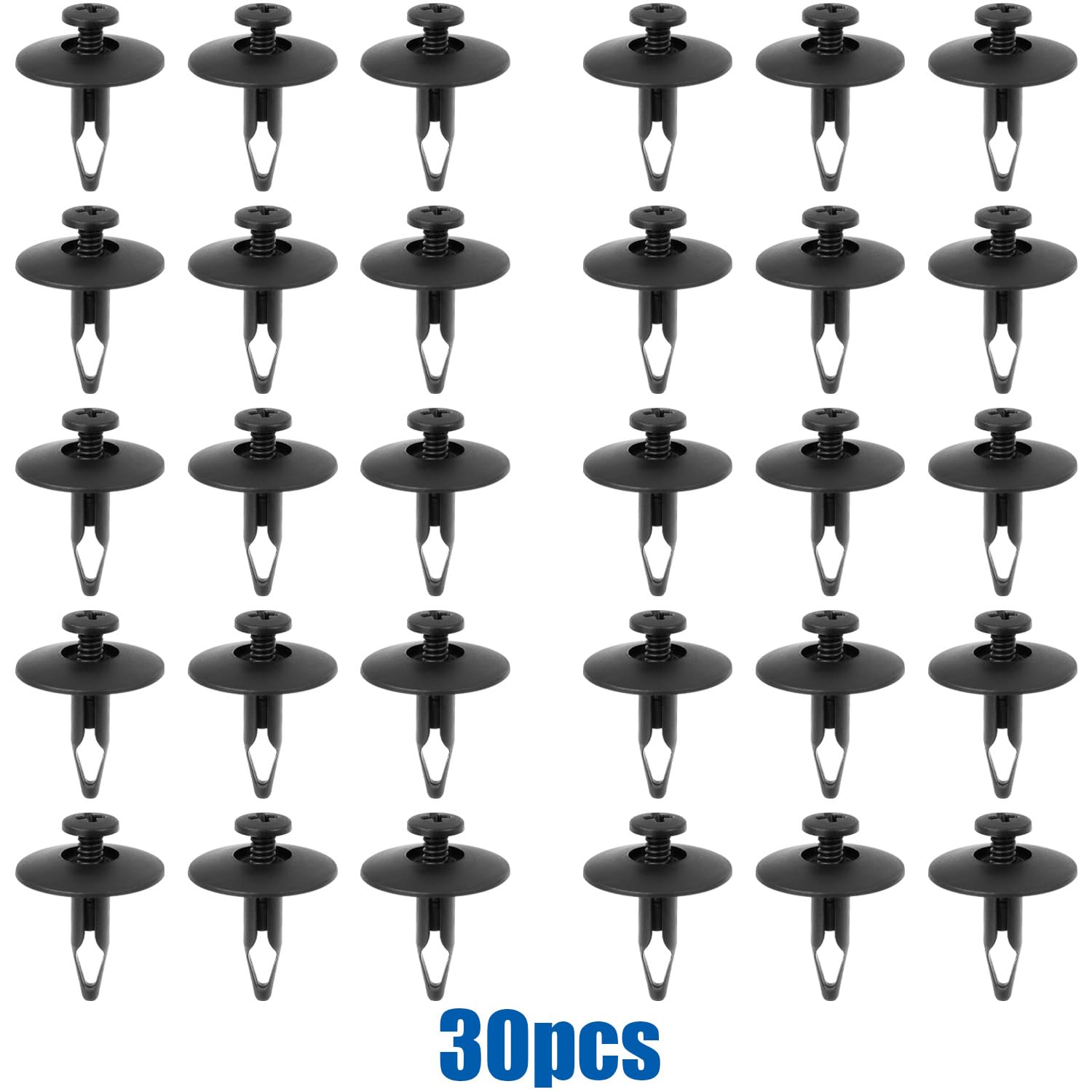 30pcs Grille Retainer Radiator Support Access Cover Clip N804837-S for Ford Expedition 2009-2017, Lincoln Navigator 2007-2017.
