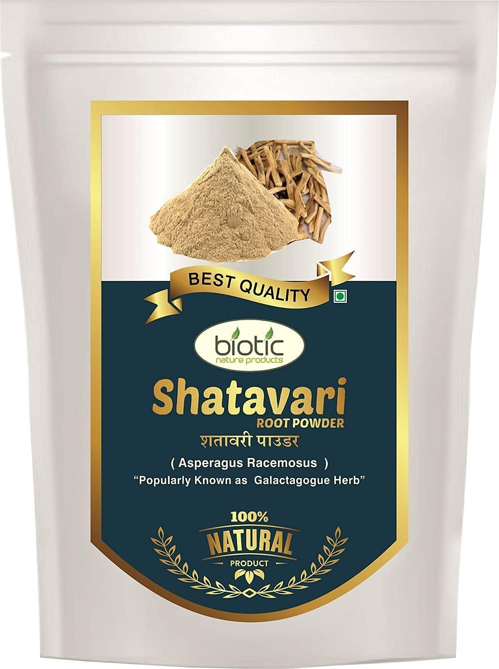 Astha Biotic Natural Shatavari Powder (Asparagus Racemosus) Satavar/Satavari Powder - 200 gm