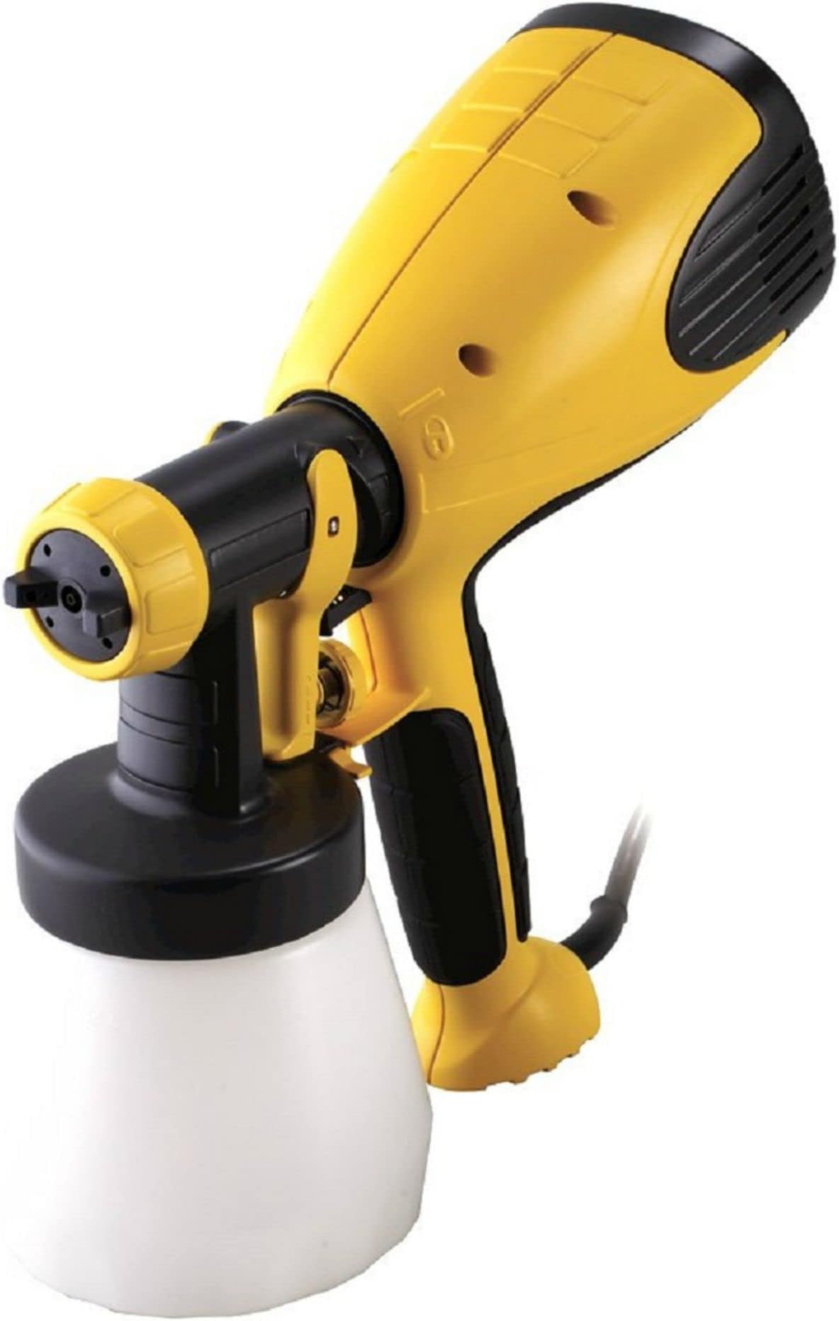 Wagner Spraytech 0518080 Control Spray Max HVLP Paint or Stain Sprayer, Complete Adjustability for Decks, Cabinets, Furniture and Woodworking, Extra Container Included, Yellow/Black