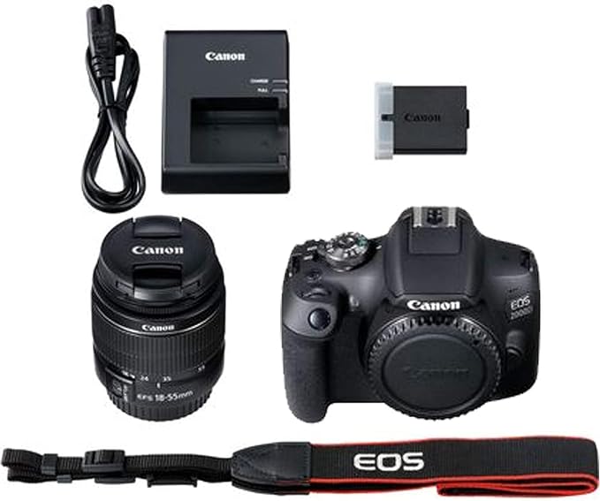 Canon EOS 2000D DSLR con lentes y accesorios 33 piezas miniatura 8