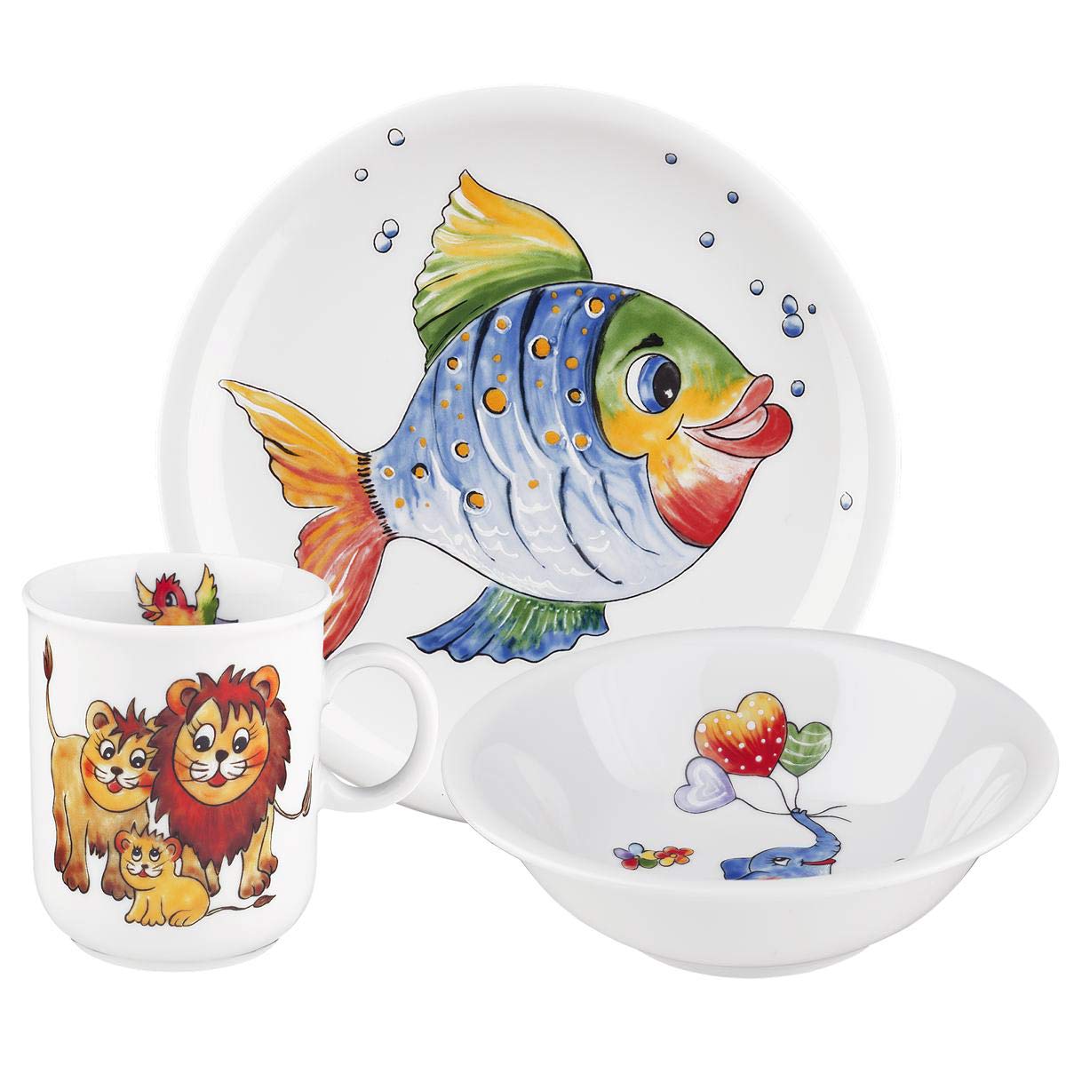 Seltmann Weiden 001.731056 Enfants Jeu de 3 pièces Compact flinke Flitzer