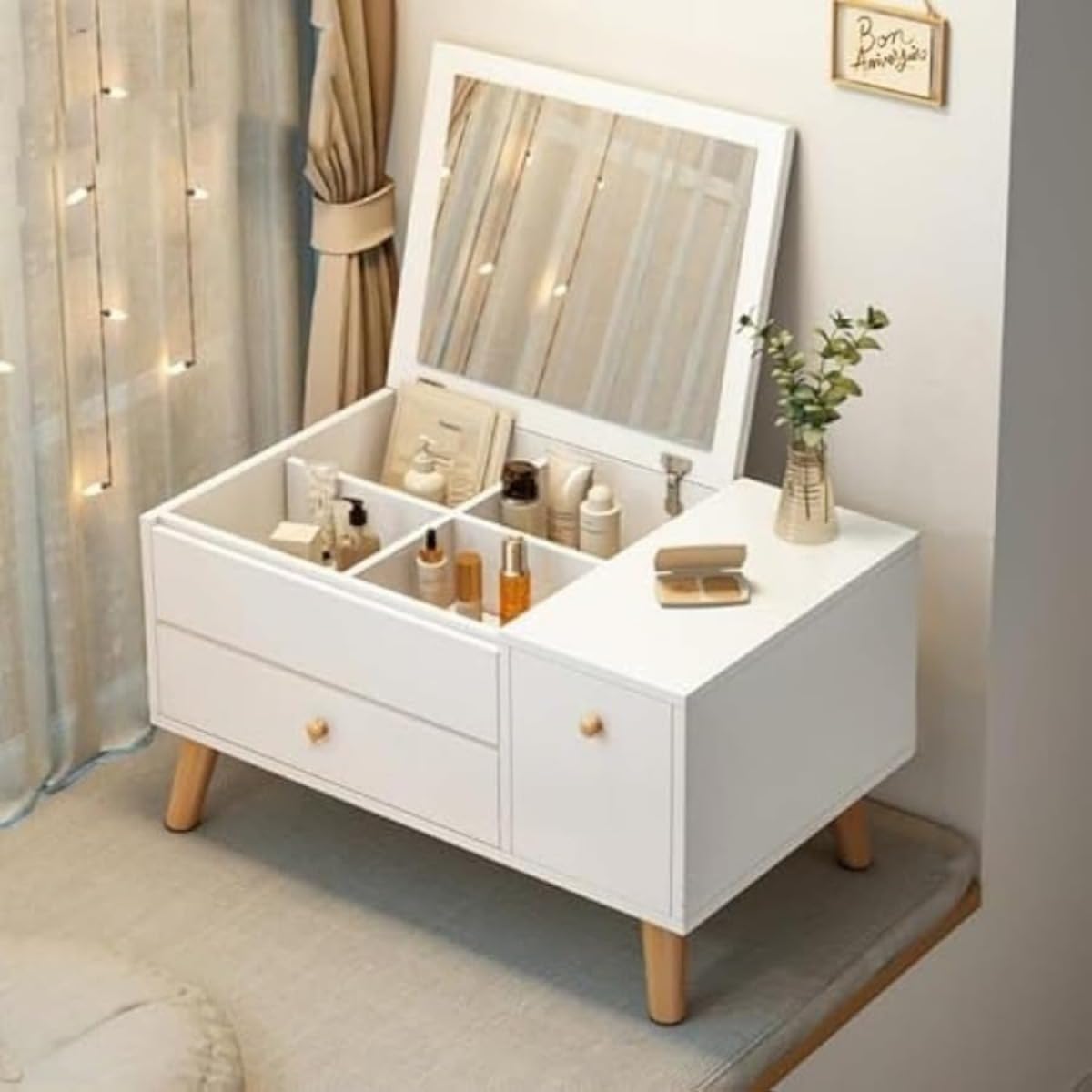 新品・送料無料》汚れてもお手入れ簡単！美しい鏡面加工リッチテーブル幅90