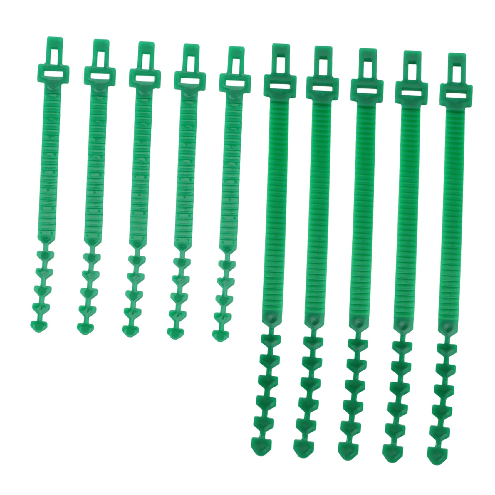 Gatuida 20pezzi Cinghie Regolabili per Piante e Legature PVC Spesse Resistente e Riutilizzabile per Giardinaggio e