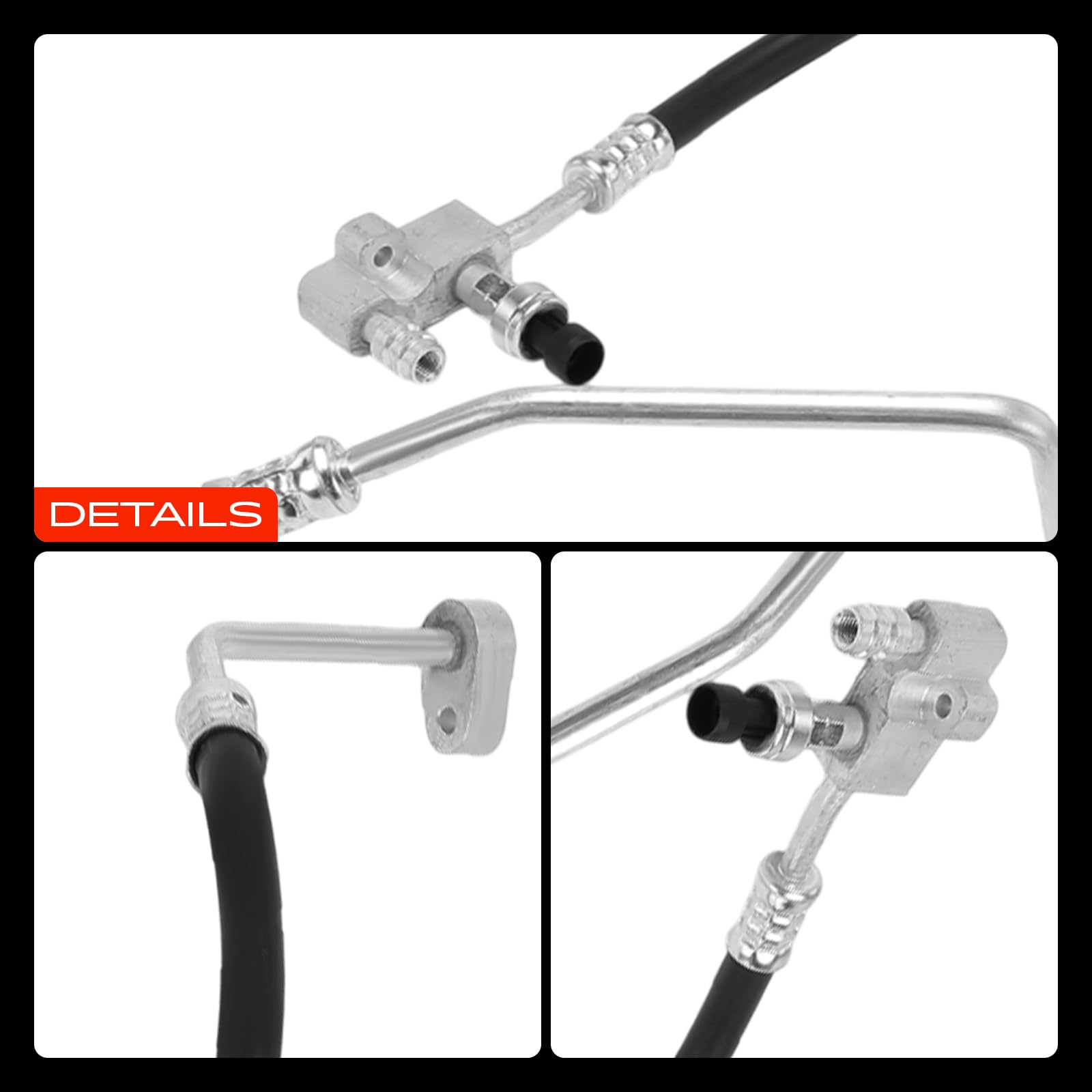 Frankberg Manguera del clenatizador Tubería de presión Compatible con Ducato Furgoneta 250 2.2L Boxer Bus 2.2L Jumpara Bus 2.2L Ducato Bus 250 2.2L Jumpara Plataforma/Chasis 2.2L Replace# 1606913780