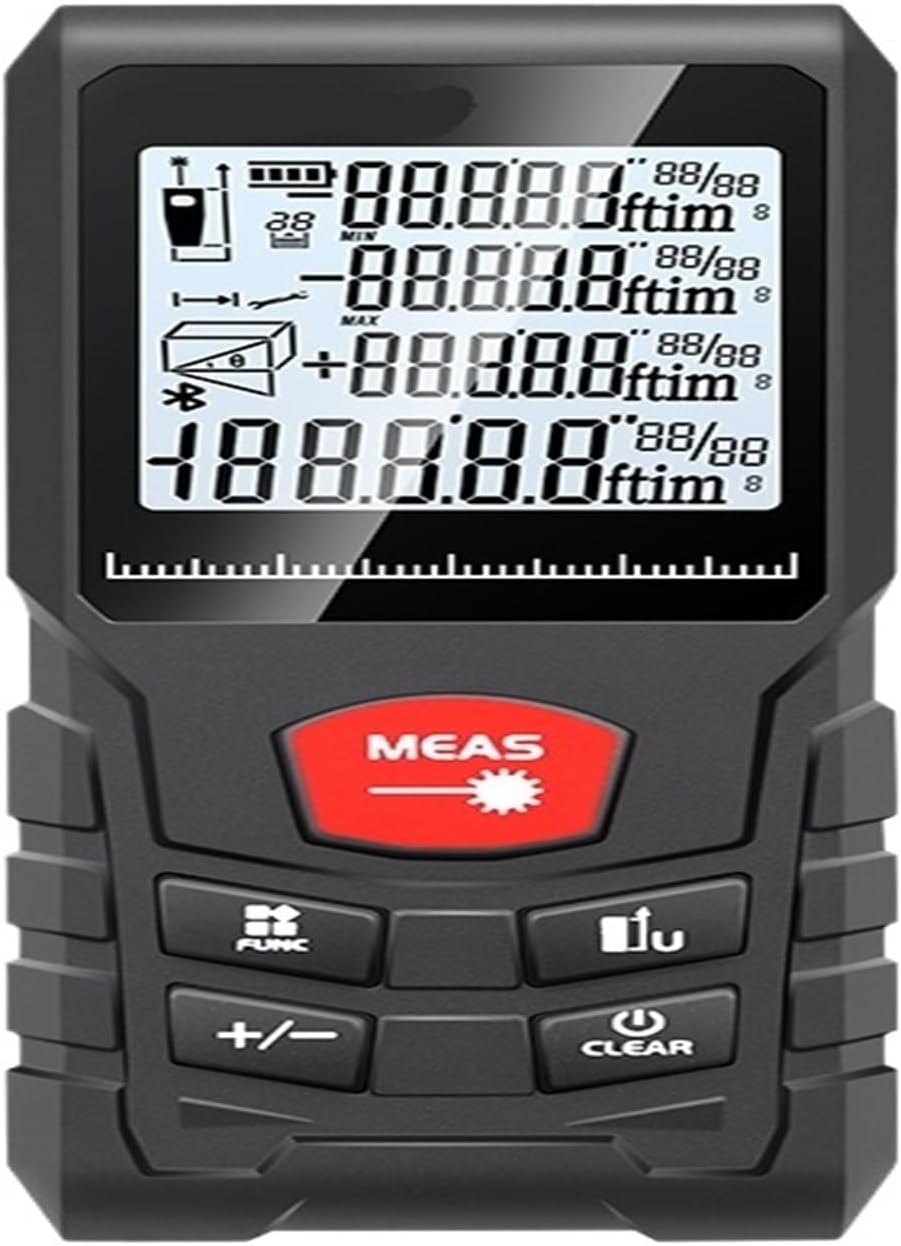 Distance Meter 50m 70m 100m 120m Rangefinder Profesional Range Finder Digital Tape Measure Ruler Test Tools