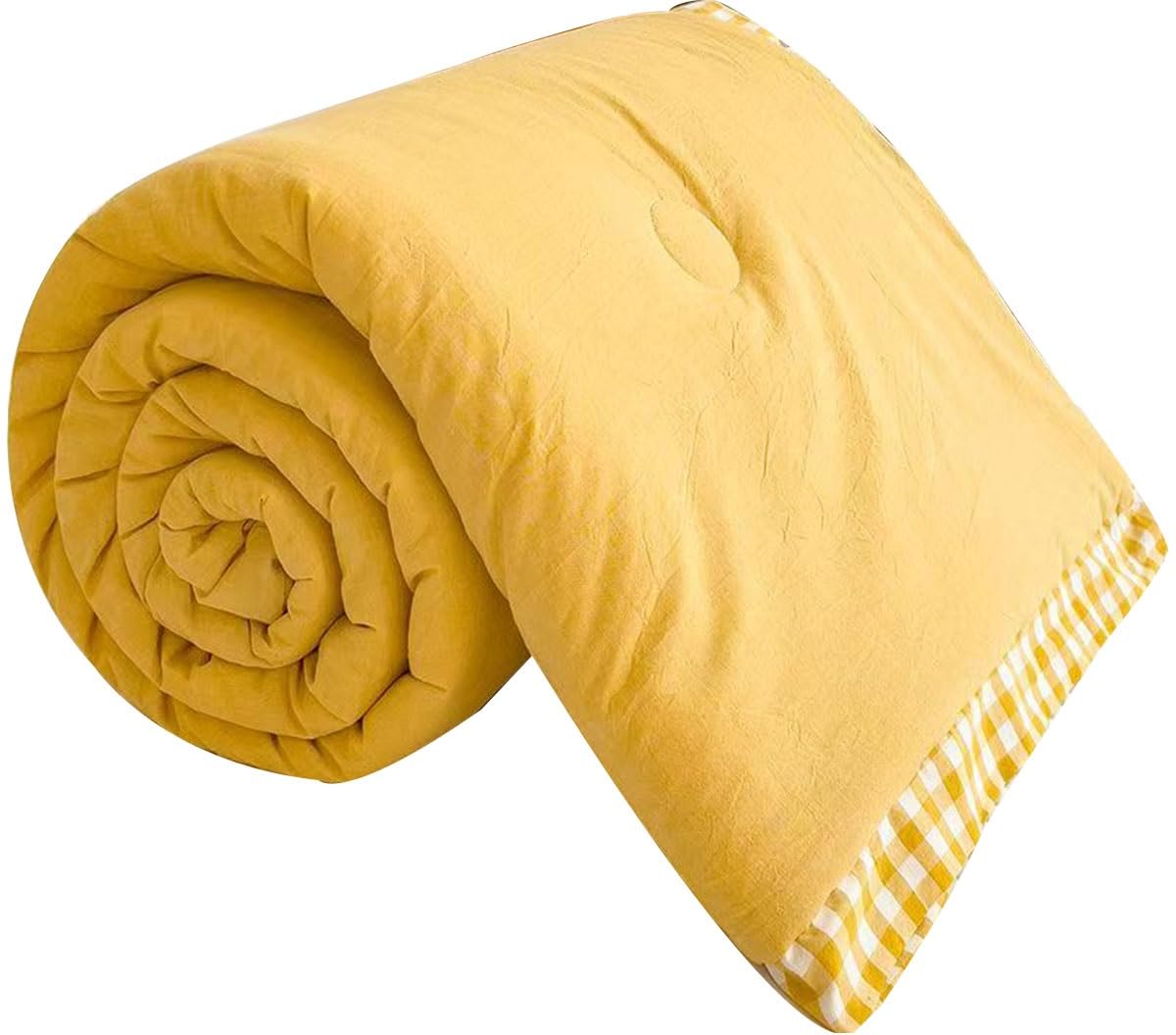 SYXMPFRHO ﻿Quilted Bedspreads Double Single King, Coverless Duvet Reversible Lightweight Microfiber Coverlets Quilt Comforter Easy Care Sofa Blanket Throw(S,180 * 220CM)