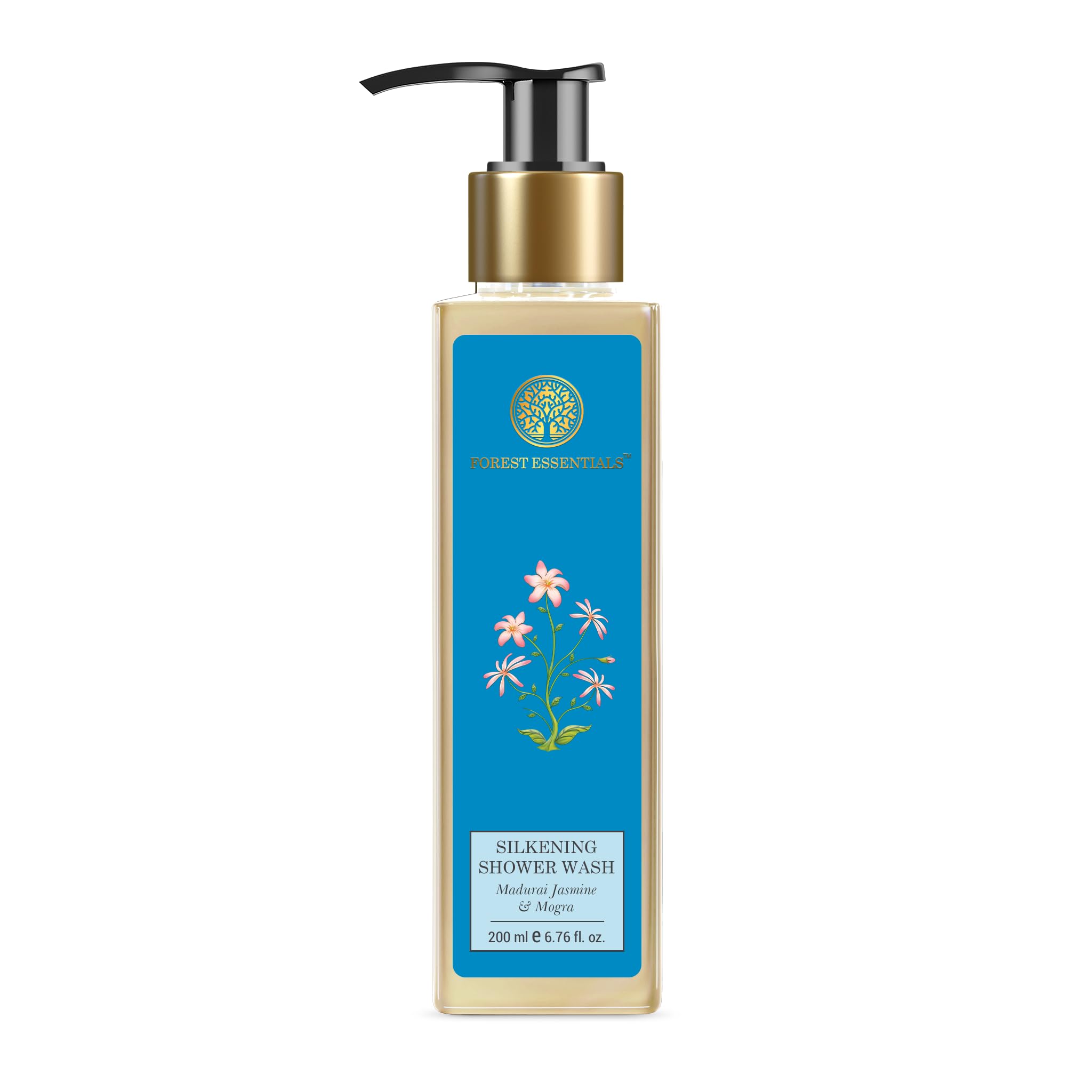 Forest EssentialsMadurai Jasmine and Mogra Silkening Shower Wash, 200ml