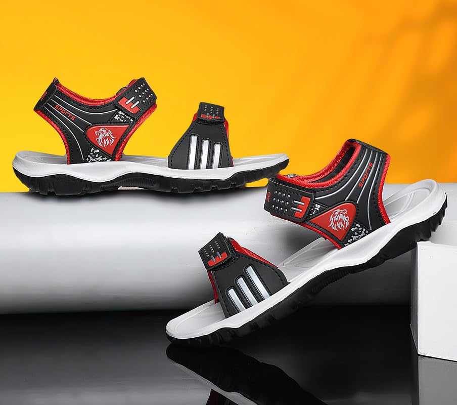 Image of STYLISH and comfortable sandals for men GREY-ORANGE