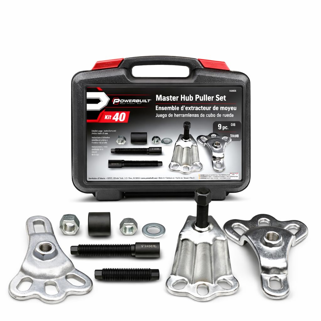 Powerbuilt Master Hub Puller Tool Set 648608